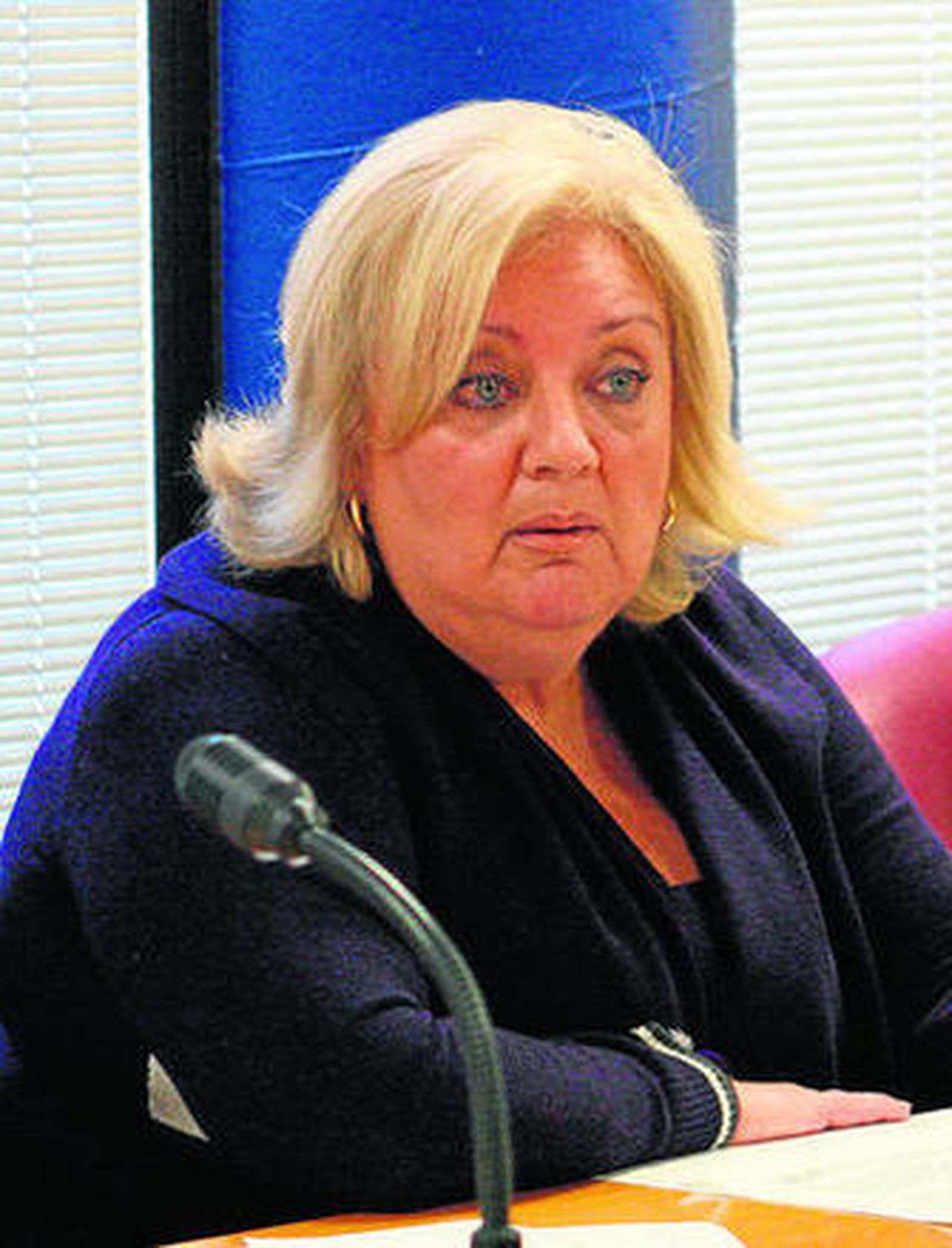 Soledad Mora, en un acto celebrado en la FOE.