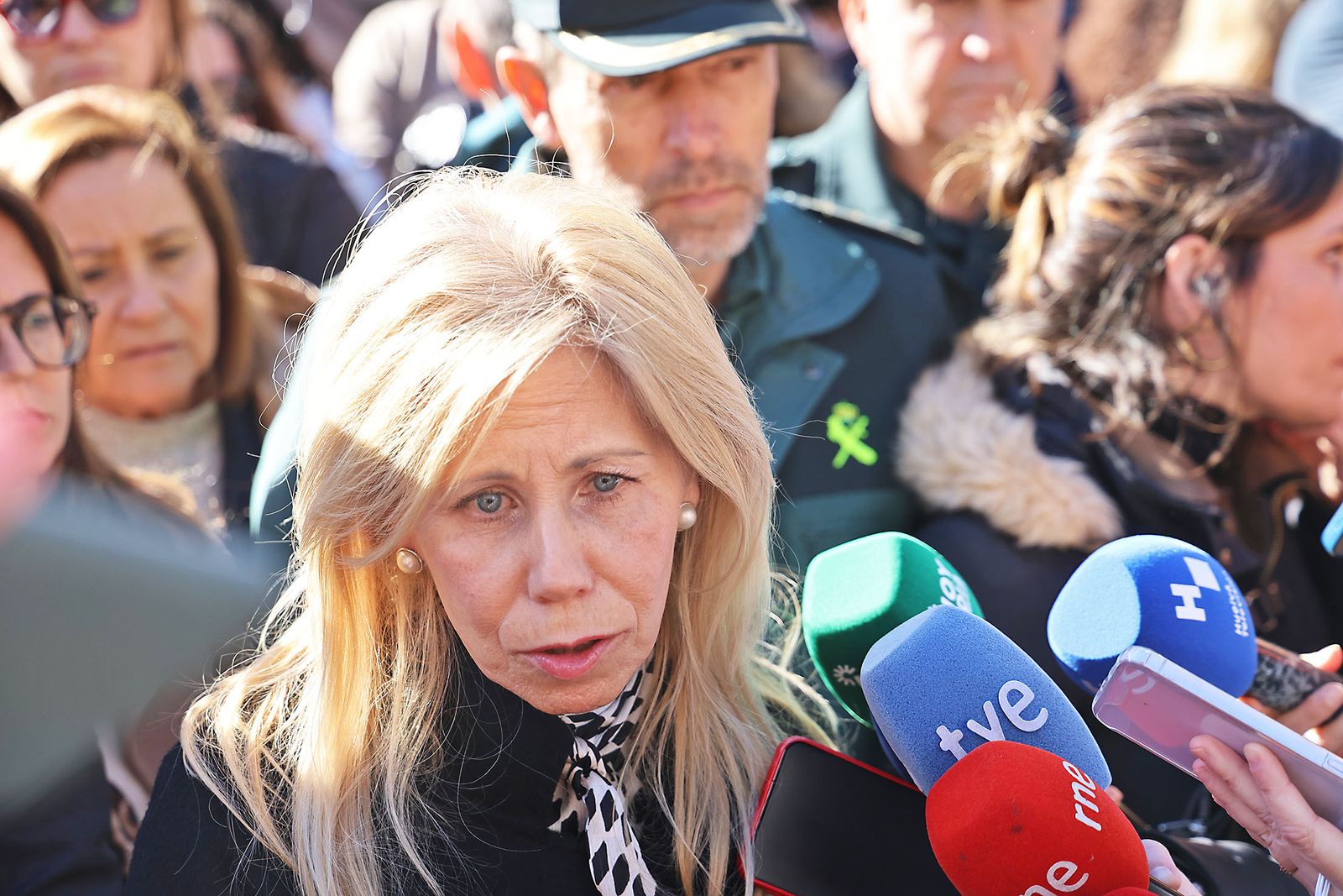 Las fotografías del minuto de silencio por el trágico accidente de tren