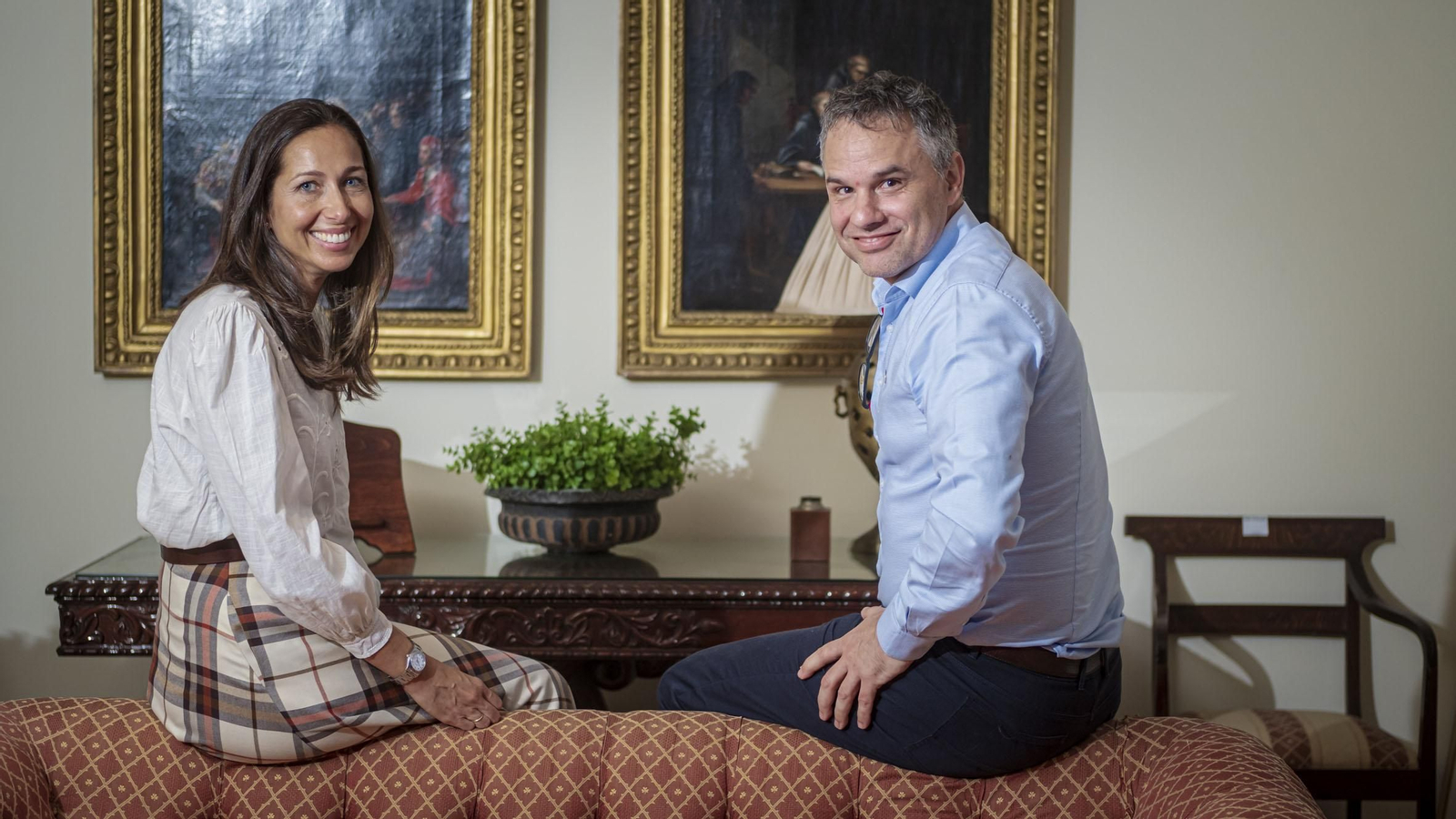 Los dirigentes de GICA en una conversación con Diario de Cádiz.