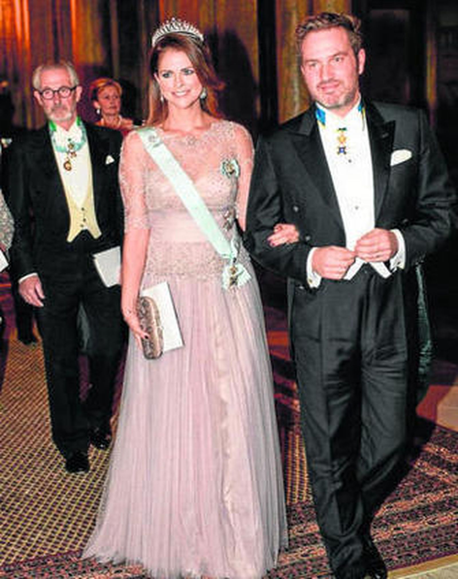 Magdalena de Suecia y Chris O'Neill en una de sus últimas visitas a Suecia, en los Premios Nobel.
