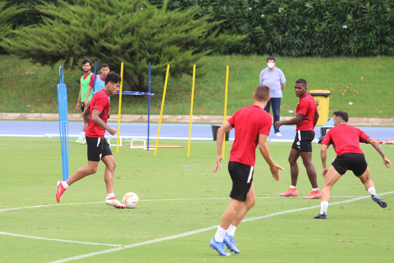 Fotogalería del entrenamiento de la UD Almería del miércoles 11 de agosto