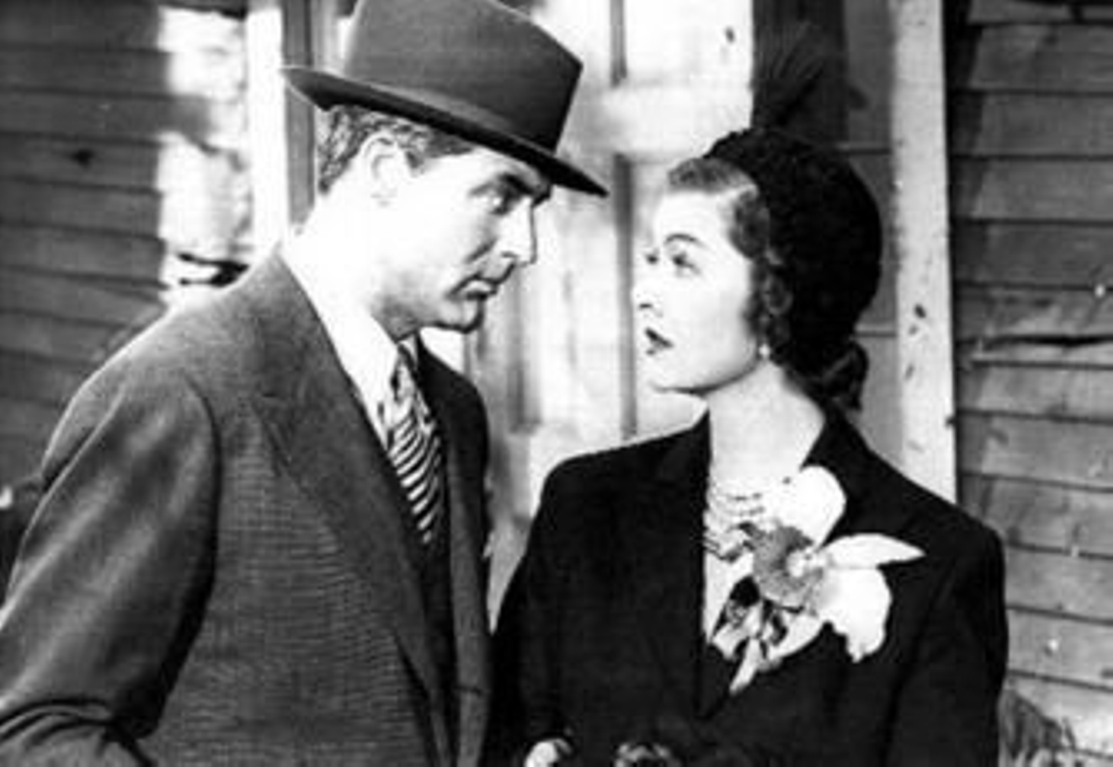 El galán de Hollywood, junto a la actriz Myrna Loy en una de sus películas.