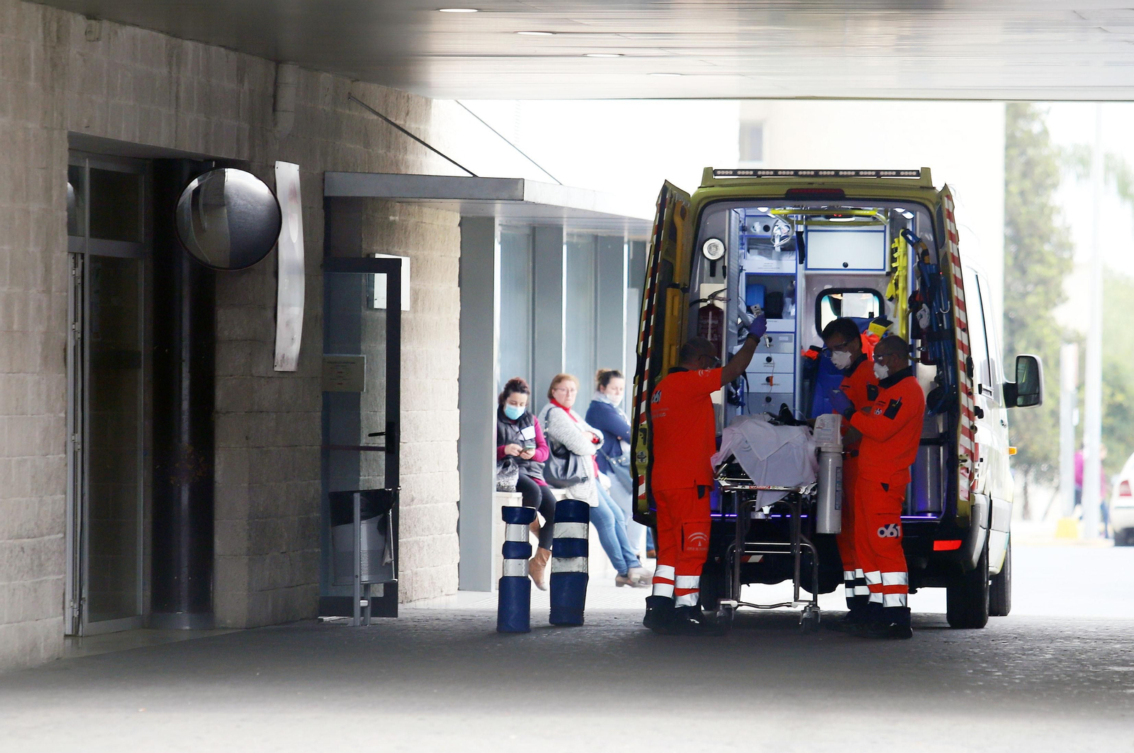 Traslado de un paciente al Juan Ramón Jiménez.