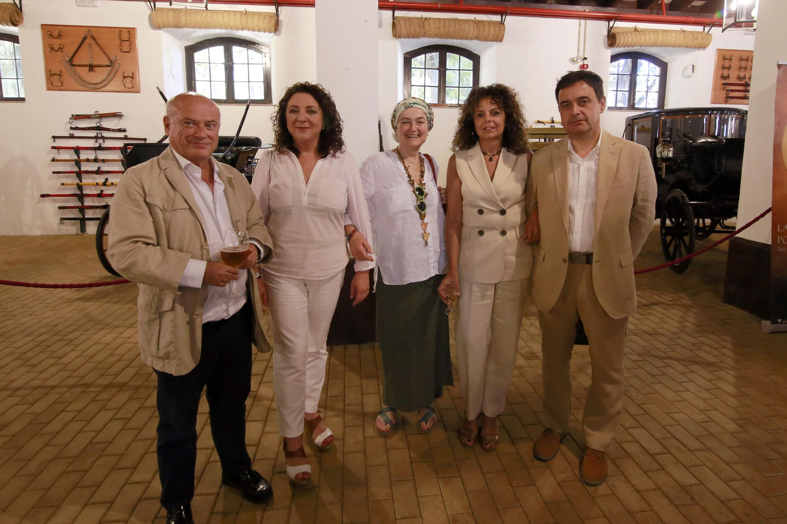 Presentación de la Carrera de Caballos de Sanlucar en el Museo de Enganches de Jerez