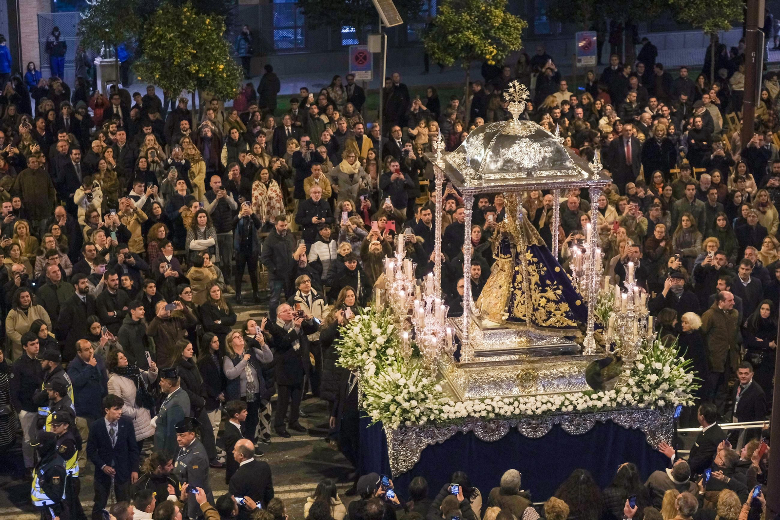 Imágenes de la procesión Magna, desde la Torre del Oro