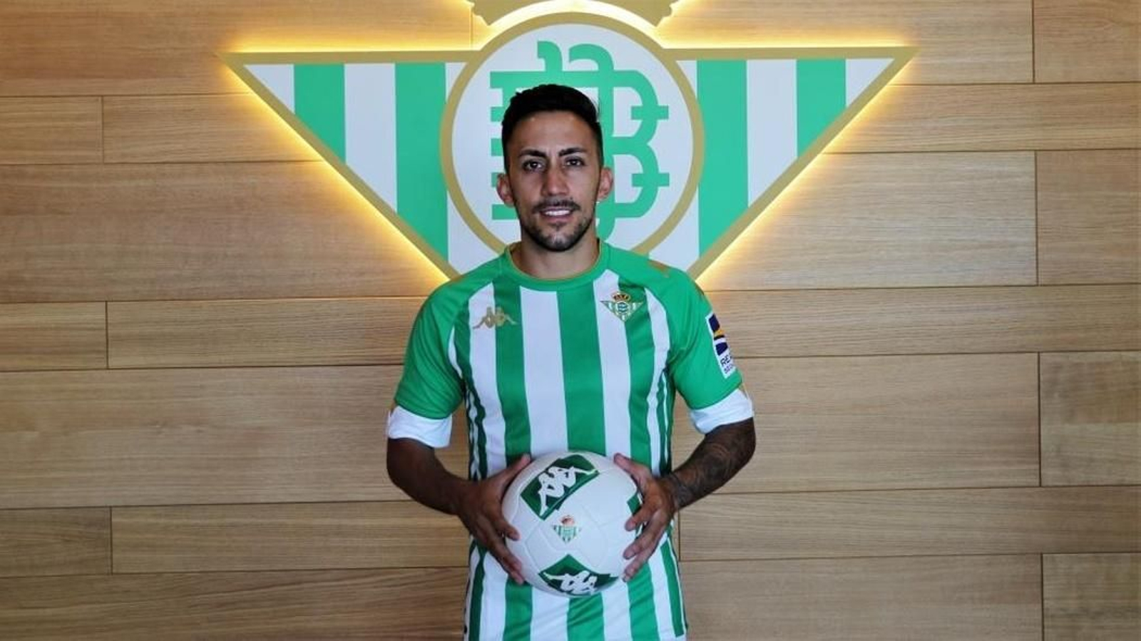Joselito, en su presentación como jugador del Betis Futsal.