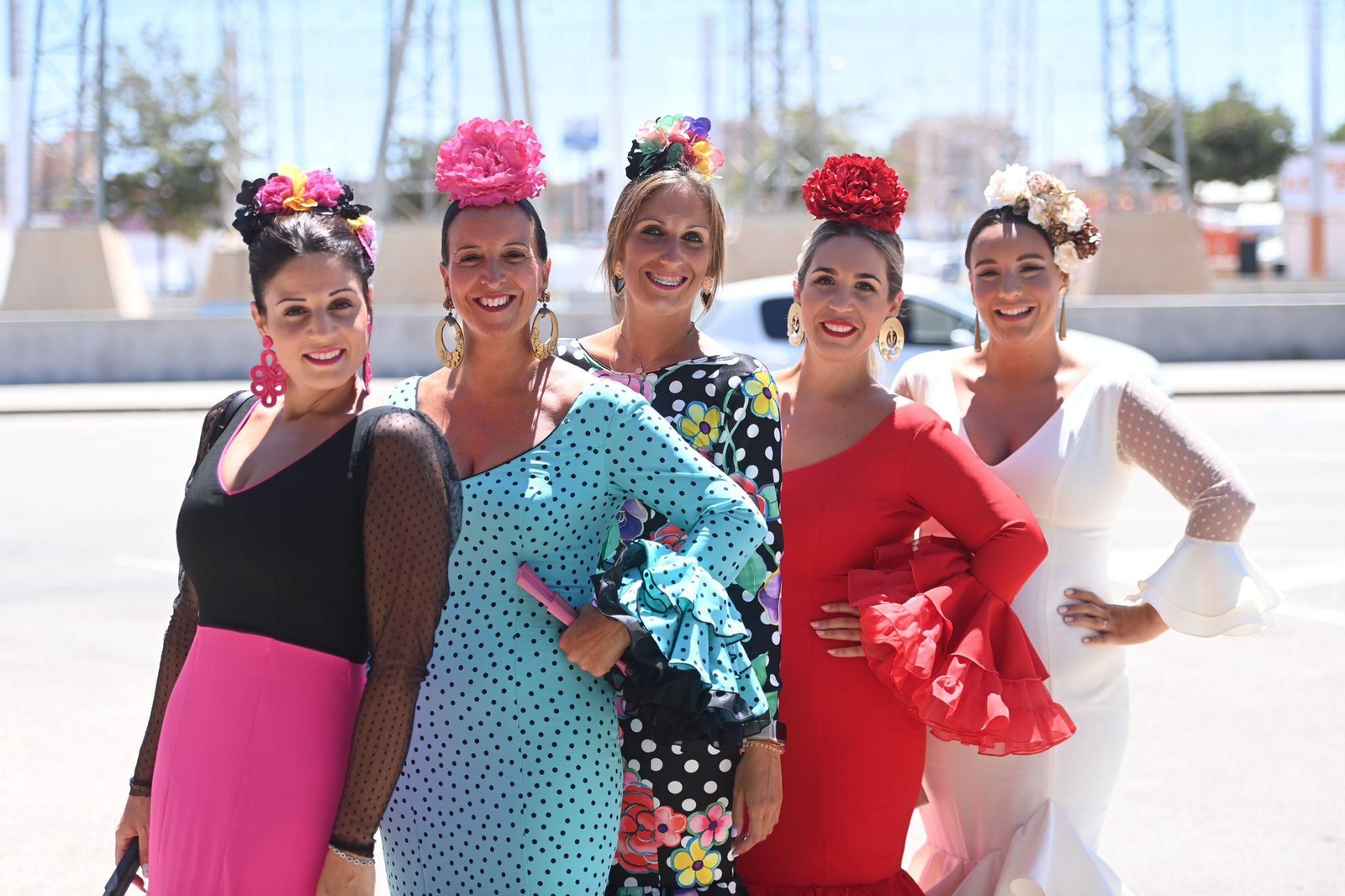 Las fotos del lunes festivo en la Feria en Málaga