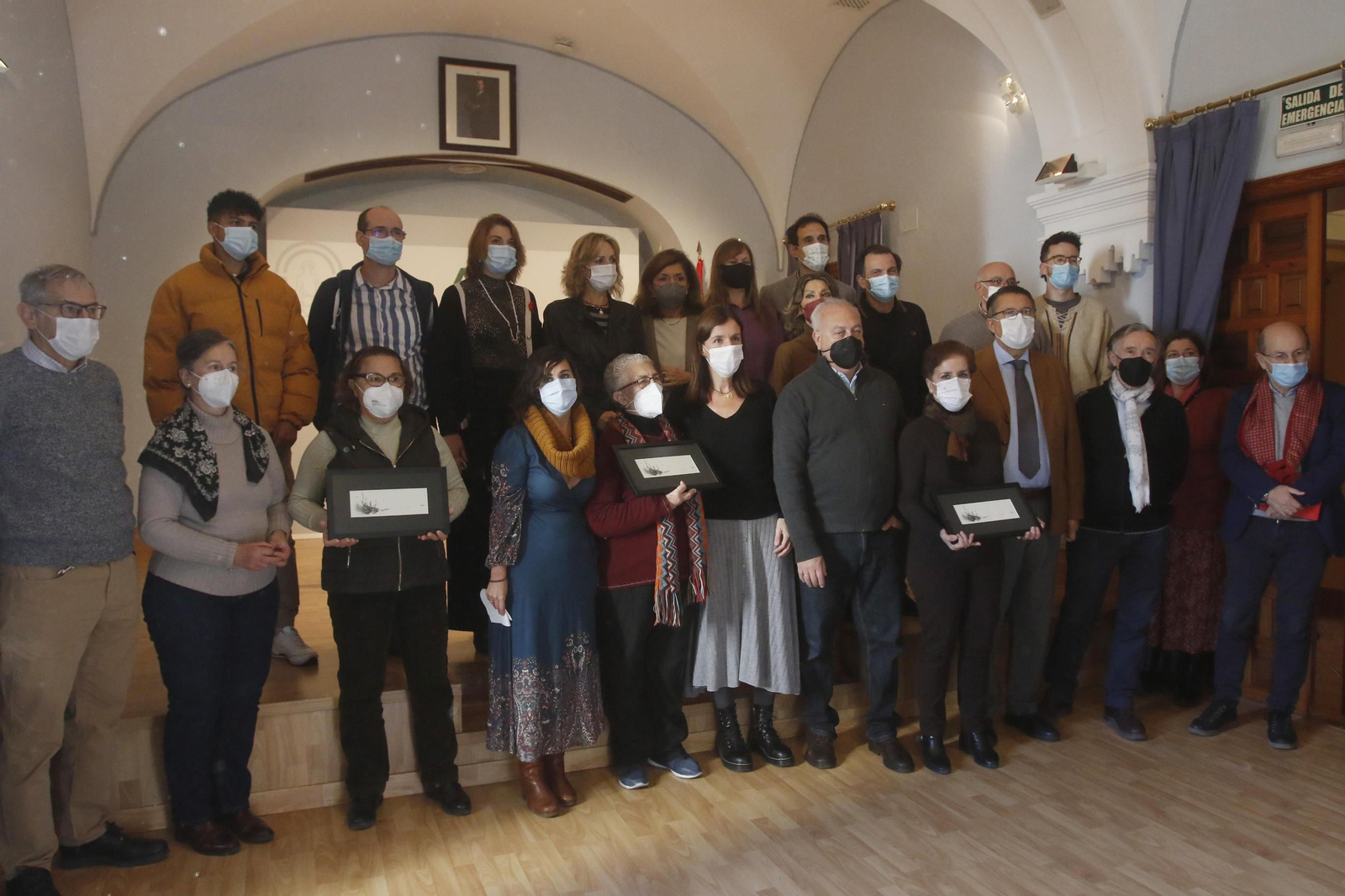 Los distintos colectivos premiados.