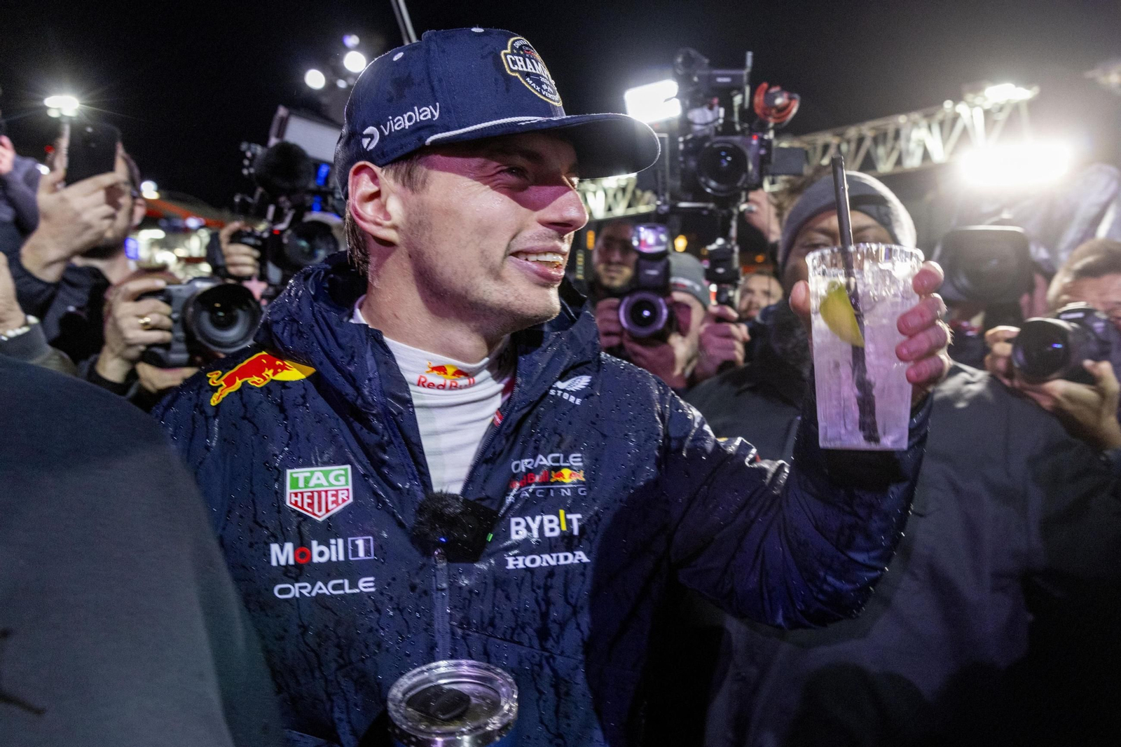 Las fotos del título mundial de Verstappen en Las Vegas