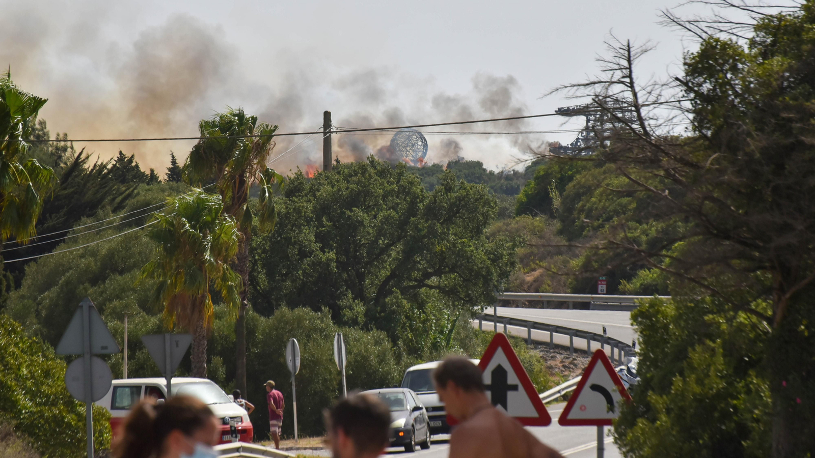 Las fotos del incendio en El Cuartón
