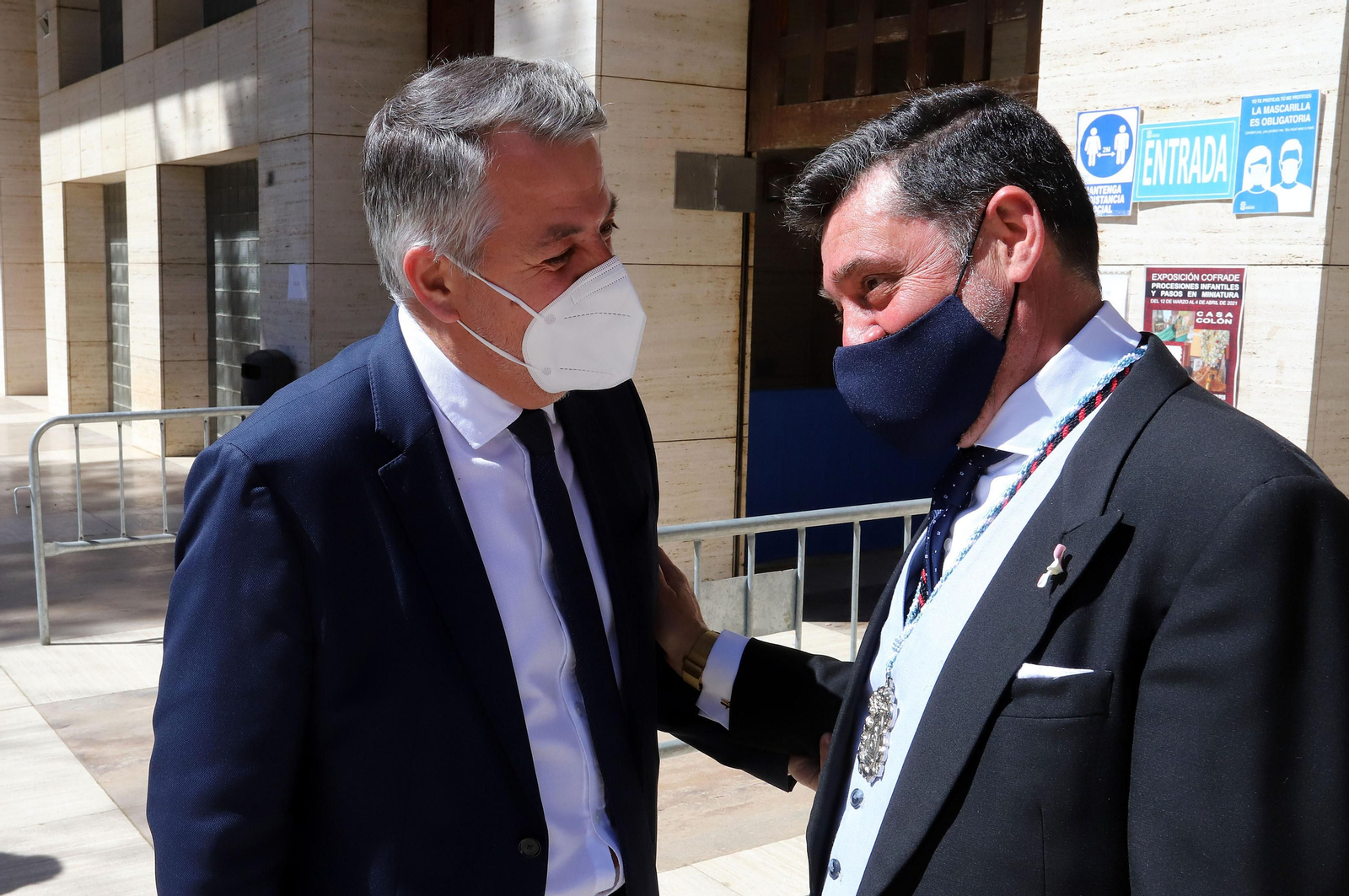 Imágenes del Pregón de la Semana Santa de Huelva 2021 de Eduardo Sugrañes