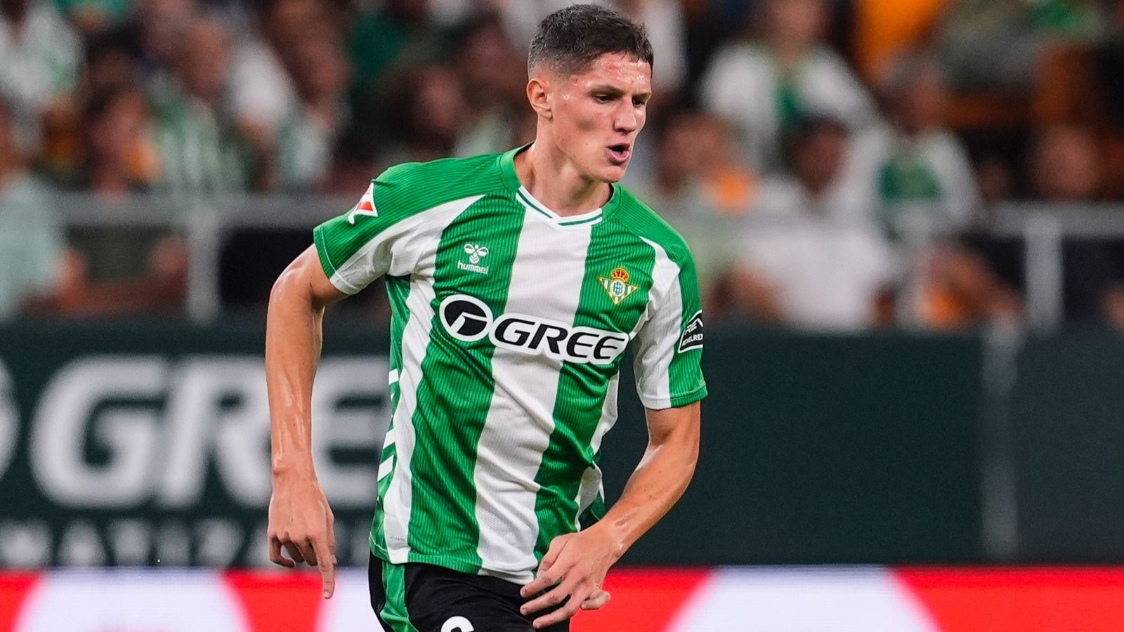 Sergi Altimira en uno de los encuentros con el Betis esta temporada