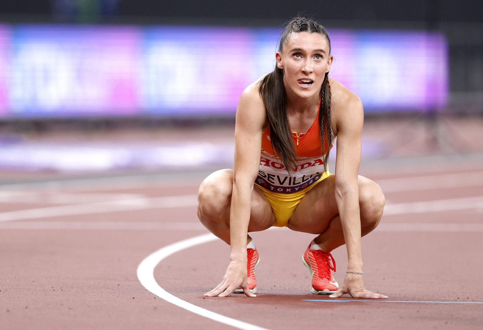 Las mejores imágenes del triunfo de Seville en 100 metros y del resto del Mundial de atletismo