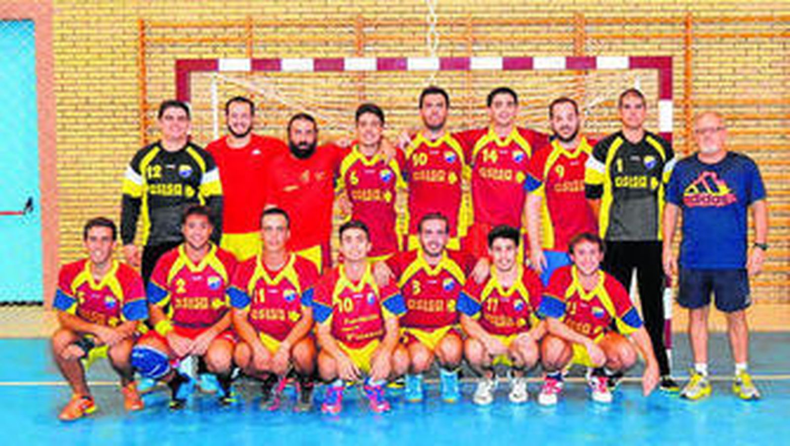 Imagen de la plantilla del Gades Asisa durante la pretemporada.