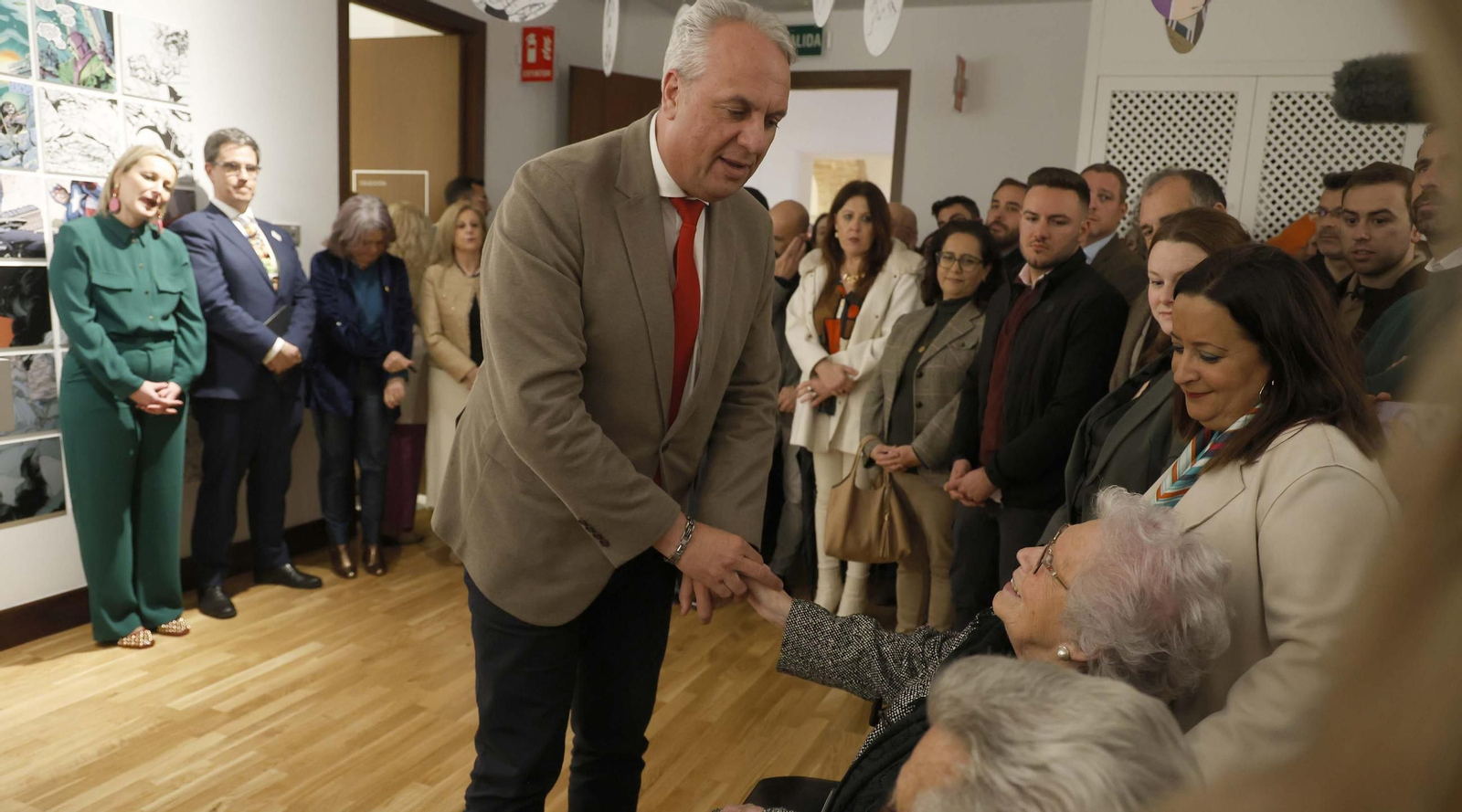 Las fotos de la inauguración de la sala Carlos Pacheco en el Centro de Arte Contemporáneo de San Roque