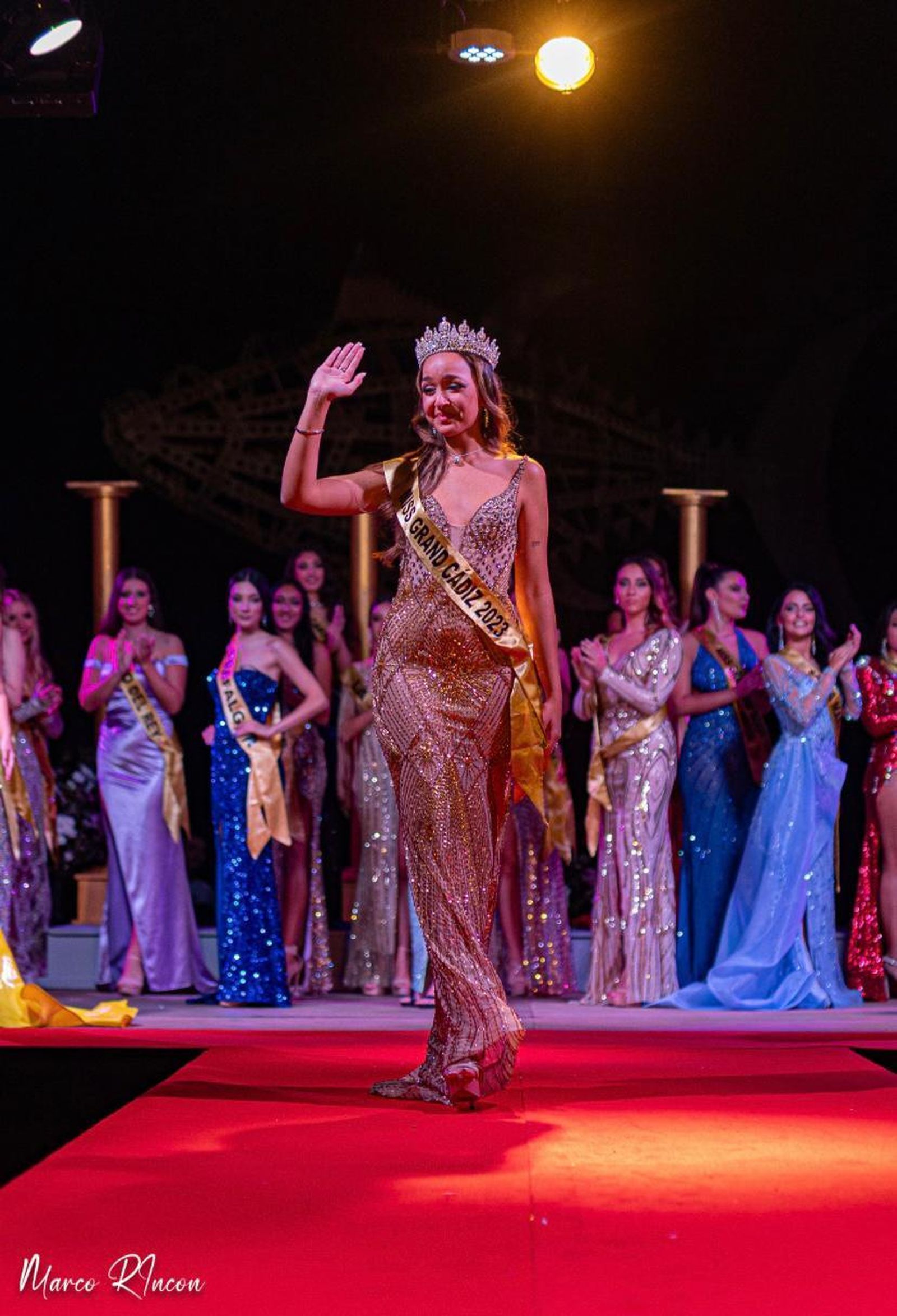 La chiclanera Milene Mayo, durante el certamen