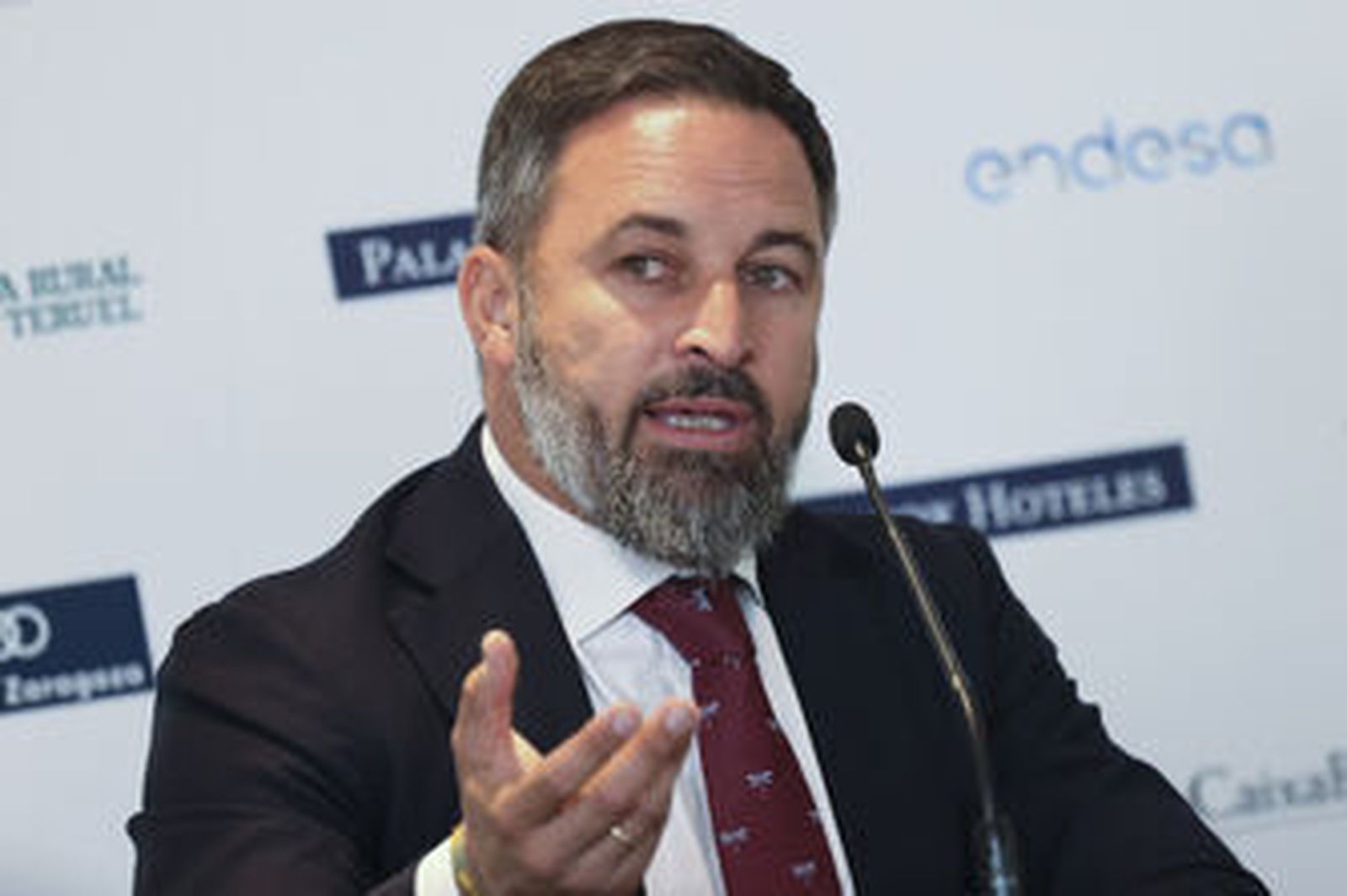 El líder de Vox, Santiago Abascal.