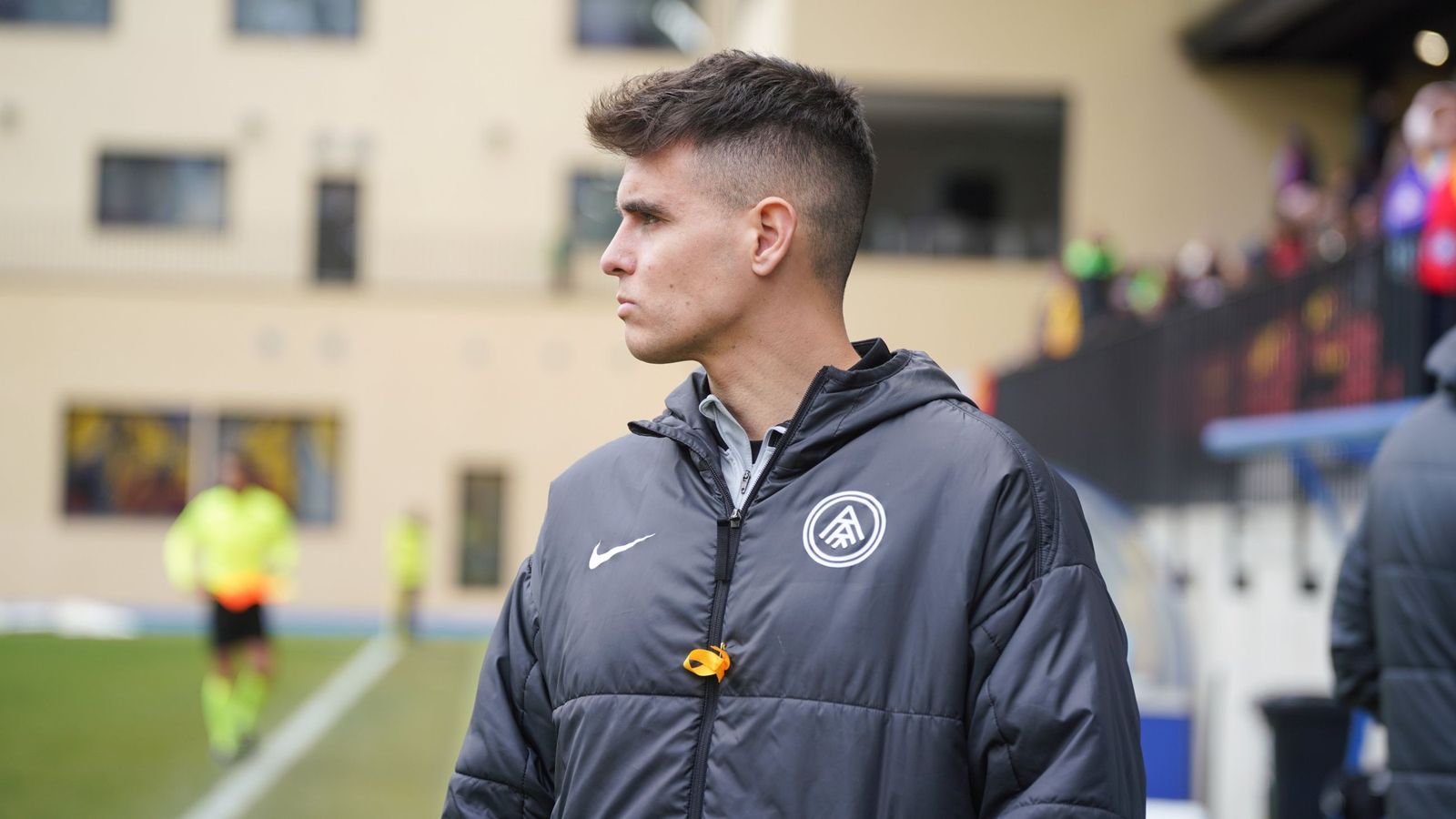 Carles Manso, en un partido del Andorra.