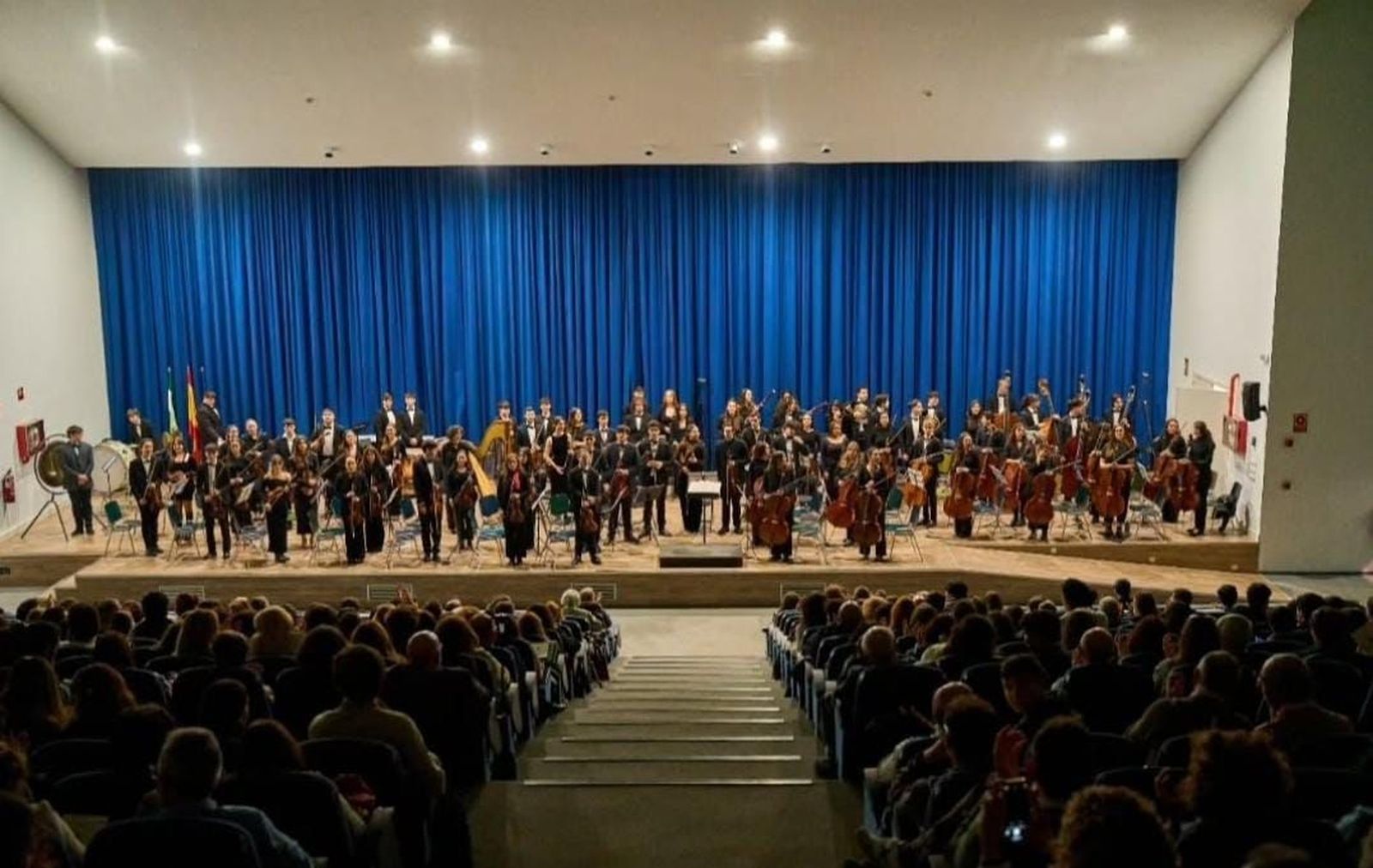 La Orquesta Sinfónica de Estudiantes de Málaga, en una imagen reciente