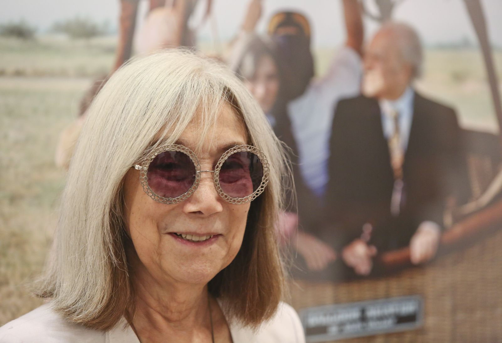 María Kodama, en una visita a Málaga.