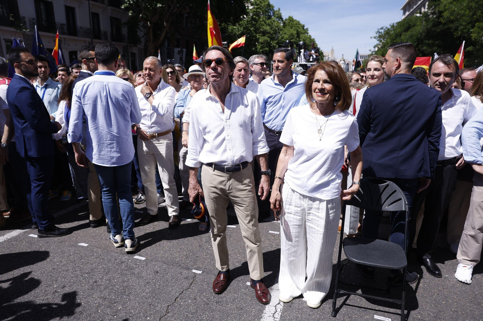 Las imágenes de la manifestación del Partido Popular contra el Gobierno de Sánchez en Madrid