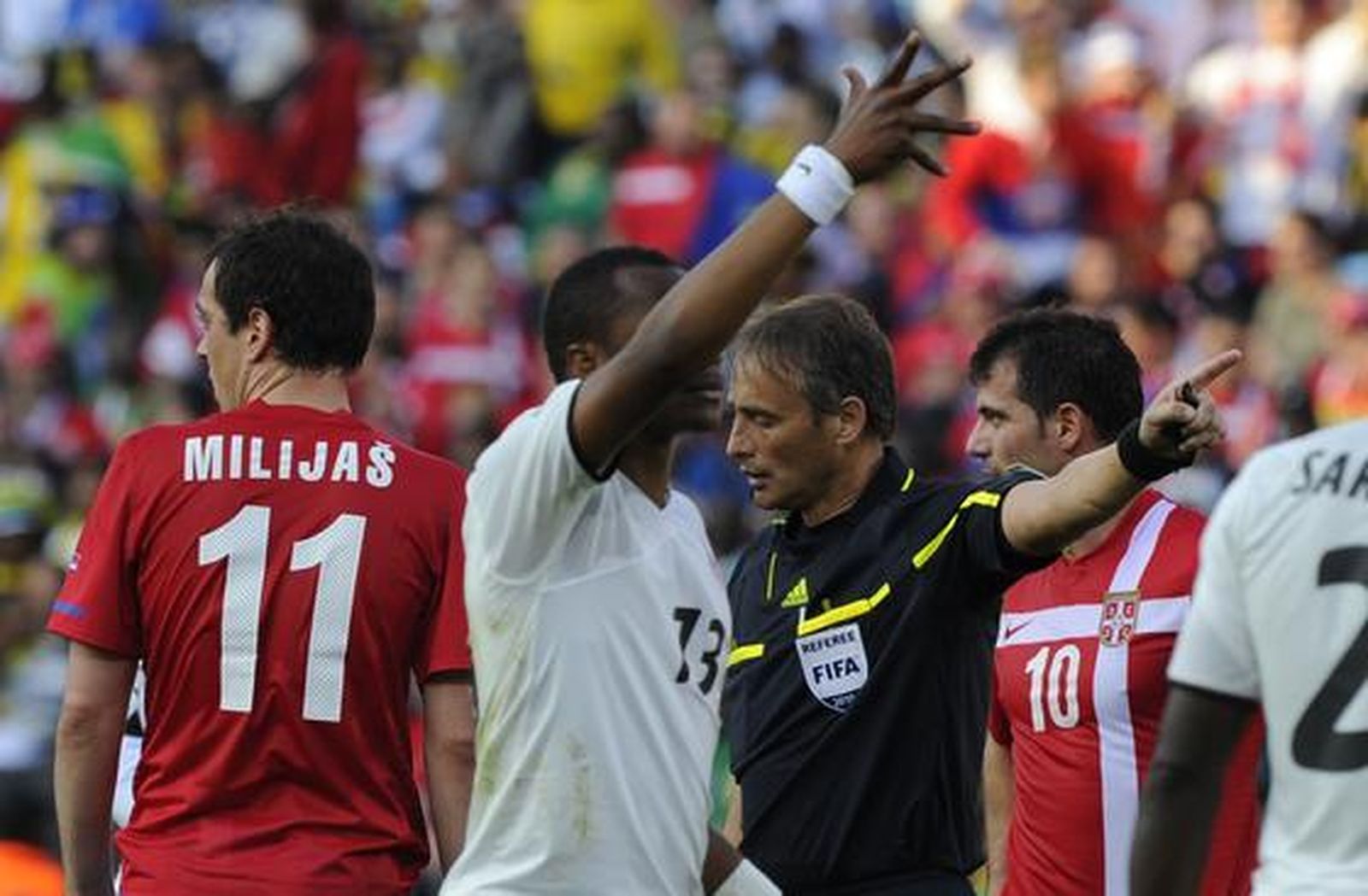 Ghana es la primera selección africana que gana en el Mundial de Sudáfrica. / AFP