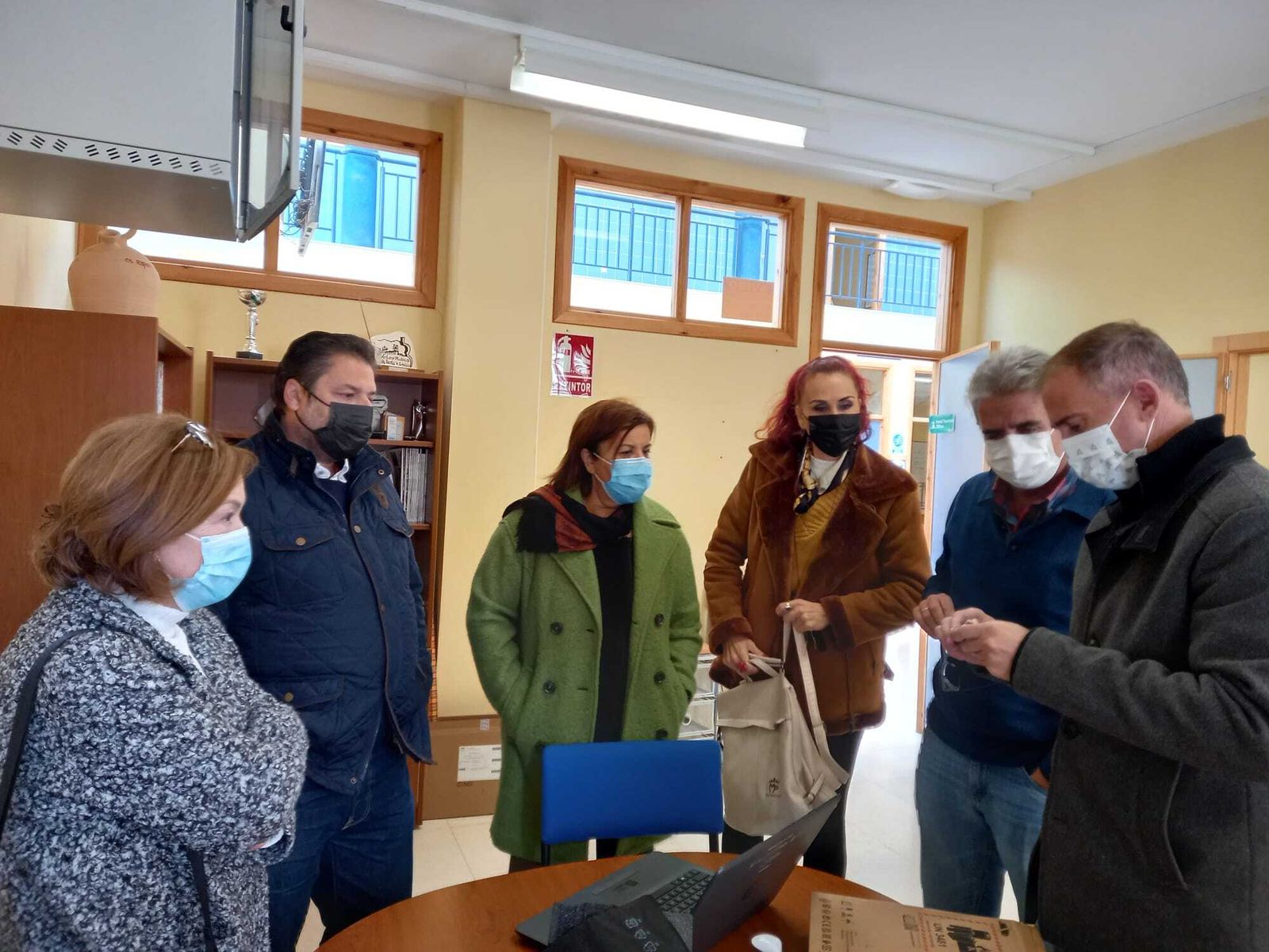 Uno de los centros en los que se han repartido ordenadores.