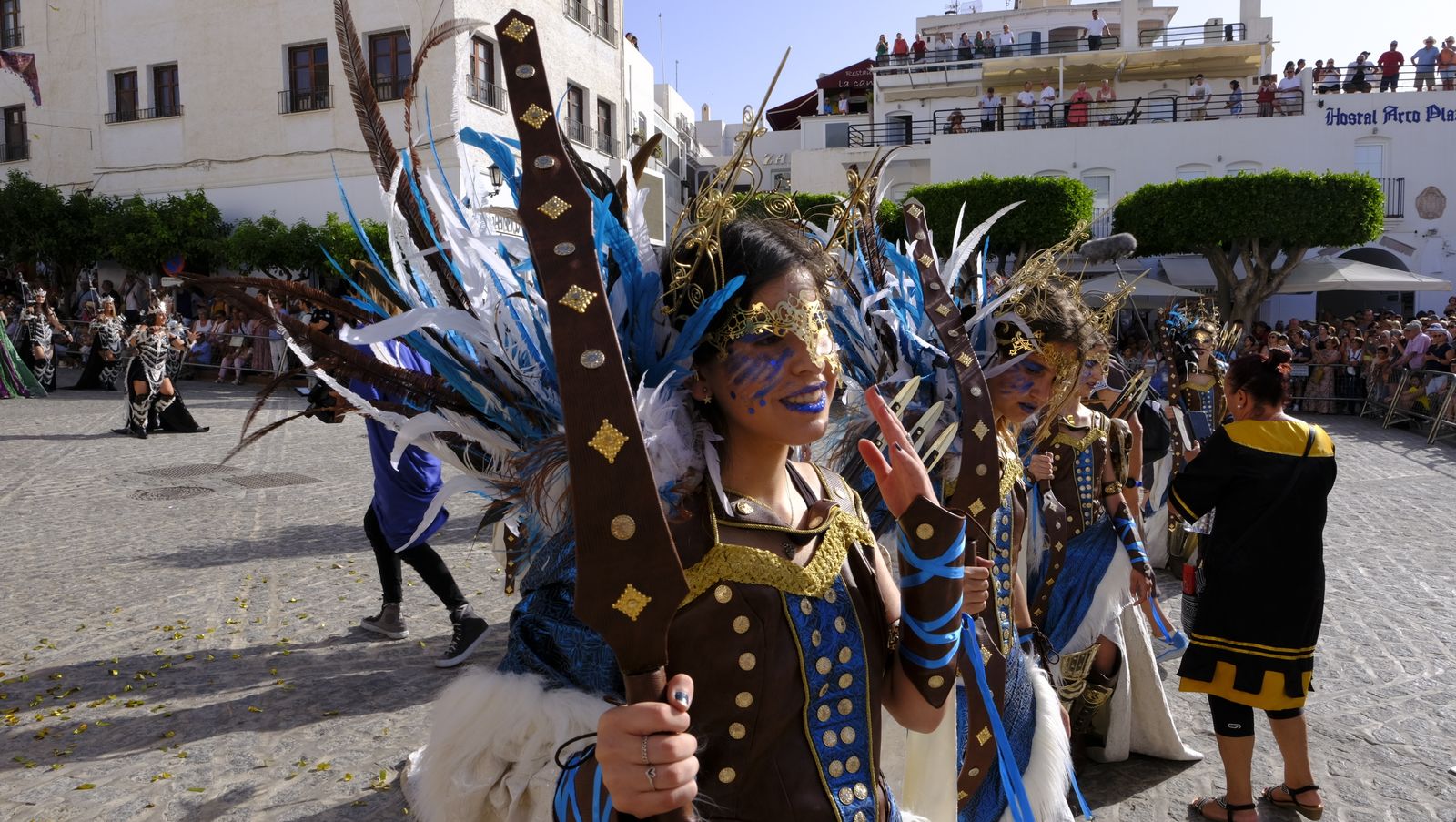 Imágenes del desfile de Moros y Cristianos de Mojácar