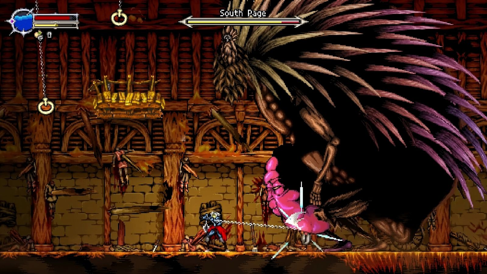 Los jefes finales son, en algunos casos, enormes y desafiantes.