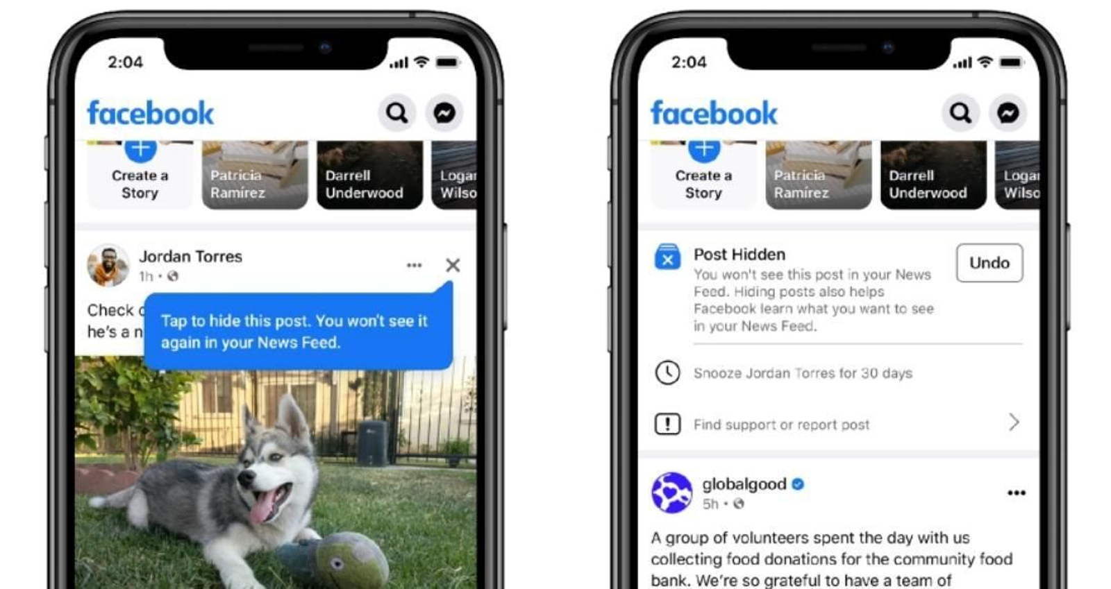 News Feed (canal de noticias) de Facebook.