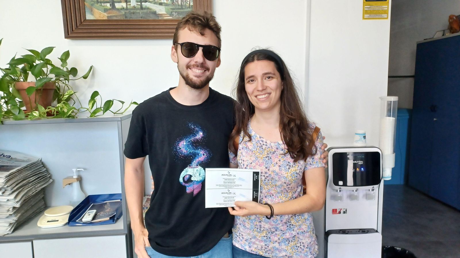 Victoria Díaz Freitas, una de las ganadoras del pasado sorteo