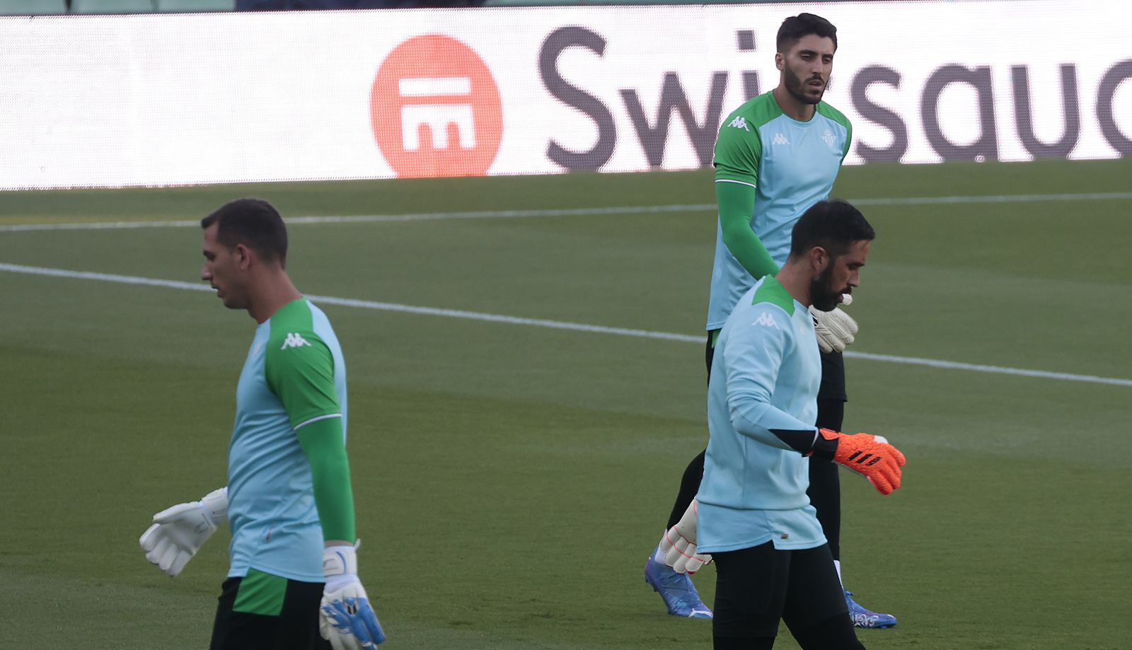 Rui Silva y Bravo, en un entrenamiento reciente en el estadio Benito Villamarín.