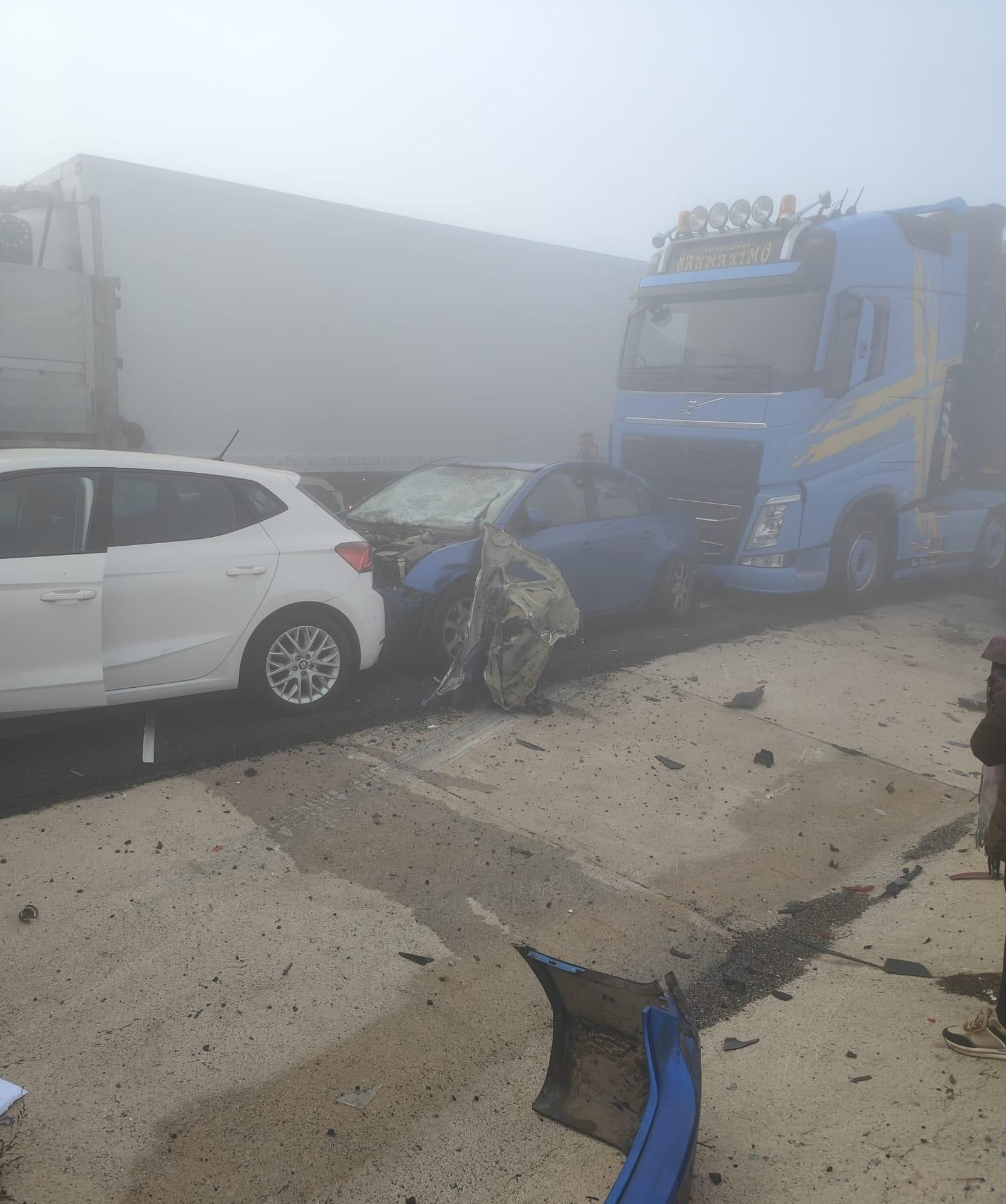 Fotos del accidente mortal en Ciudad Real