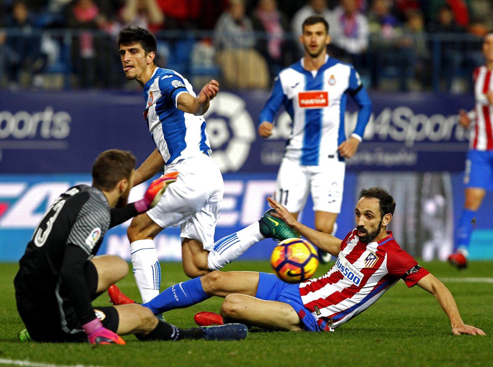 El Atlético-Espanyol, en imágenes