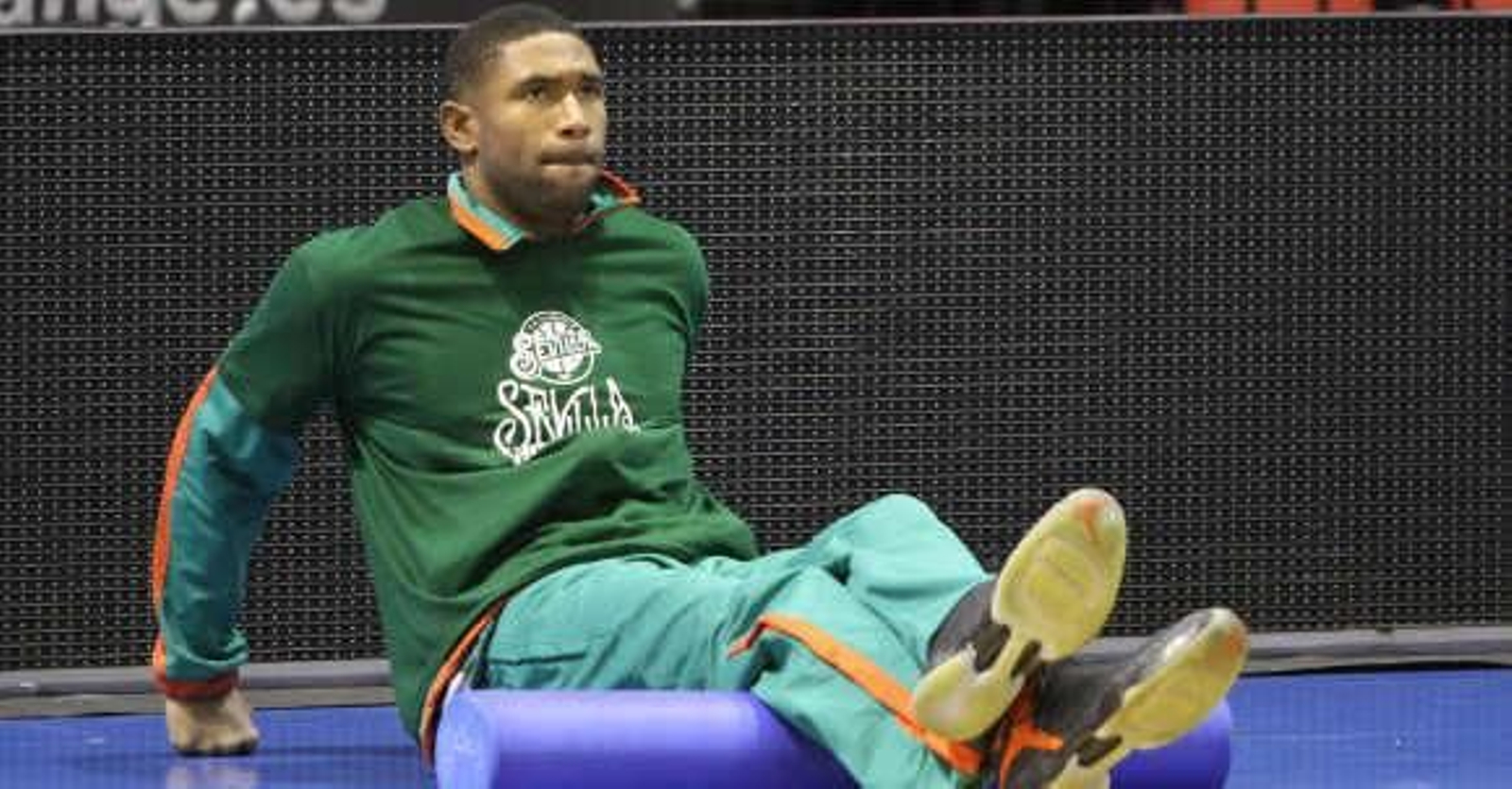 El balón en primer plano