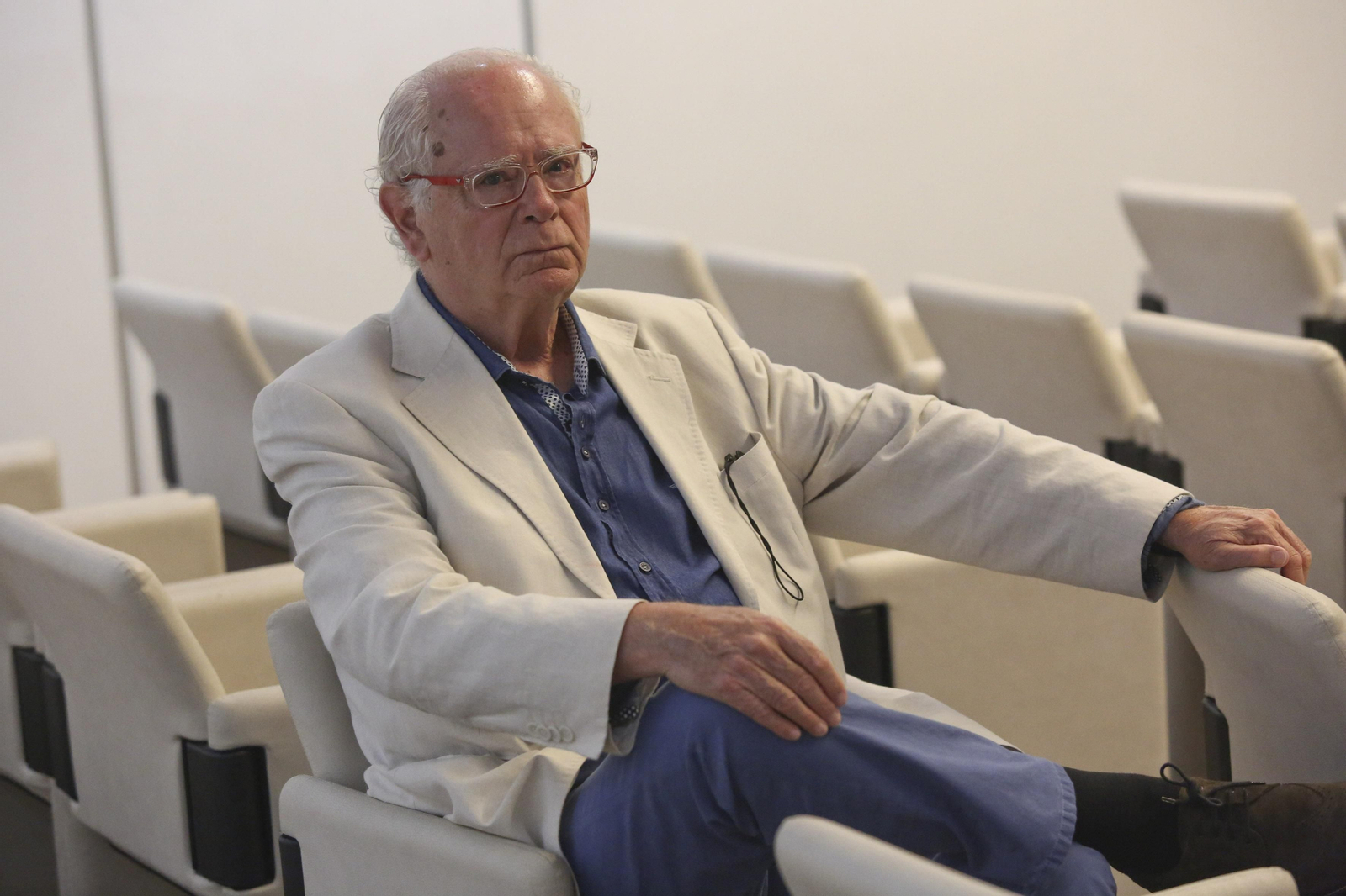 Francisco Ferrer Lerín (Barcelona, 1942), ayer, en el Centro Andaluz de las Letras.