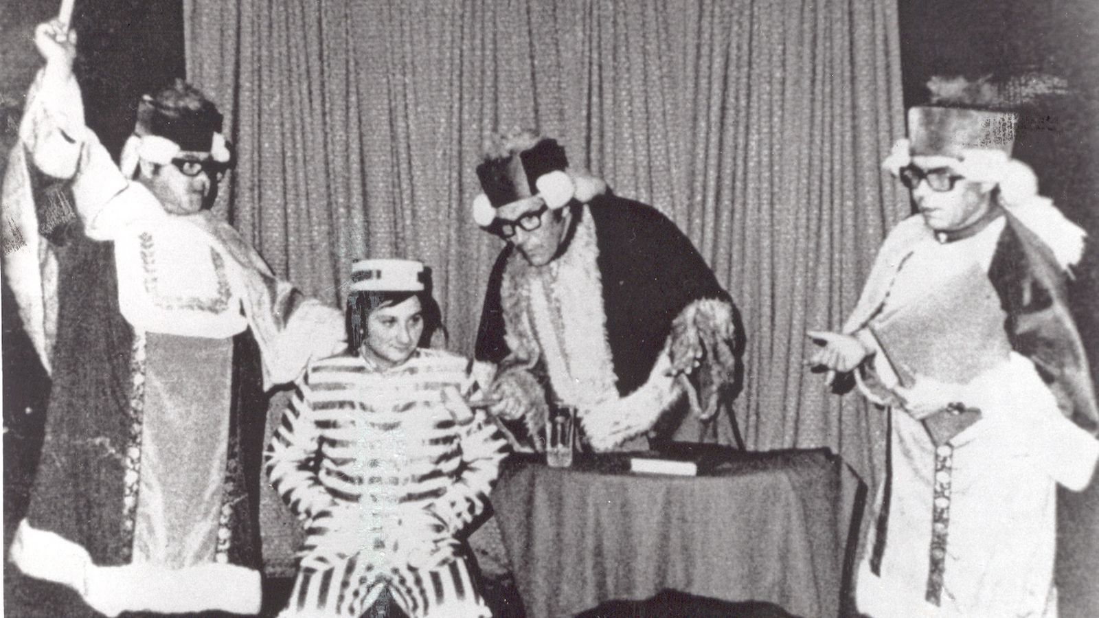 El cuarteto 'Audiencia pública', primer premio de 1979.