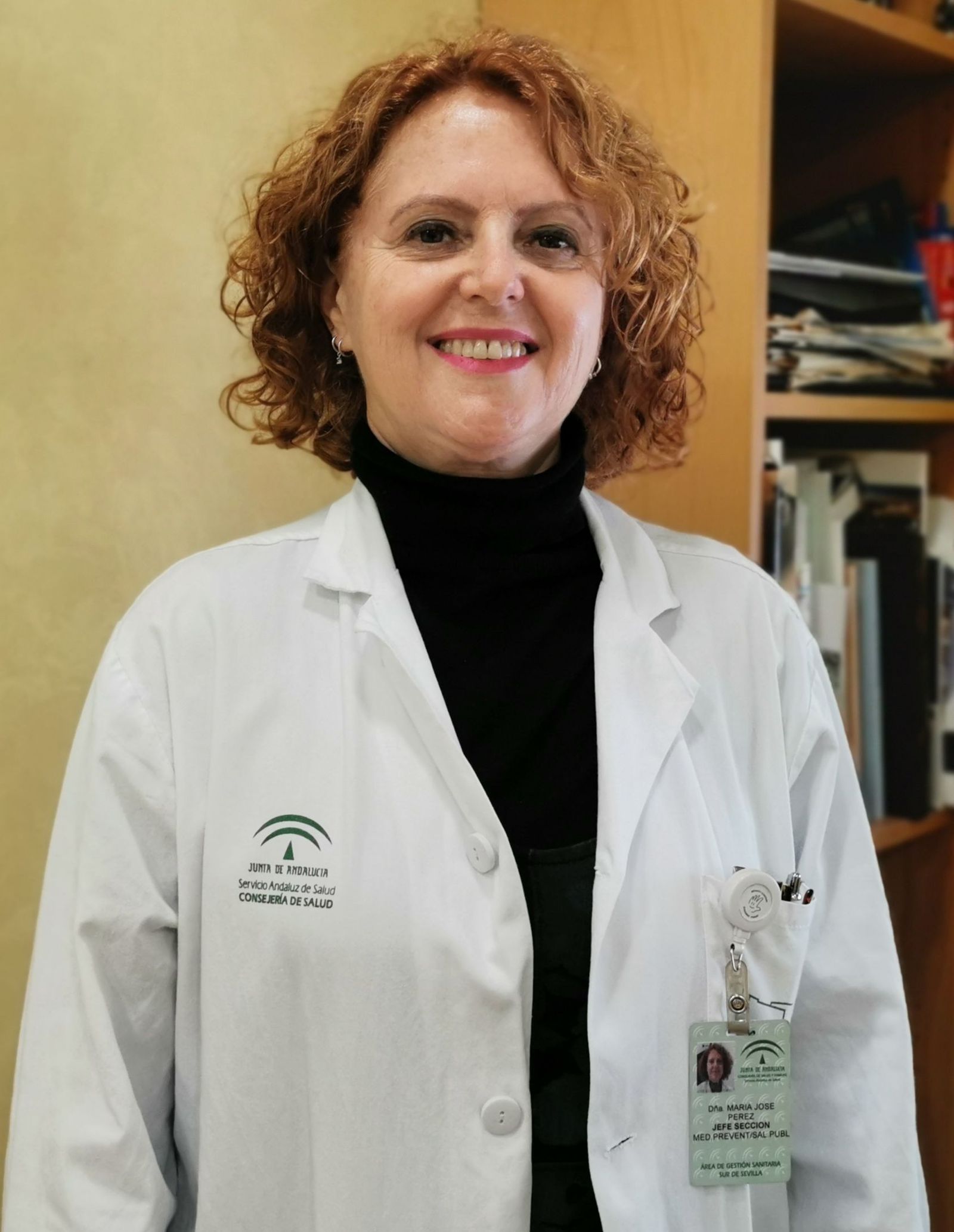 Mª José Pérez Lozano, jefa del servicio de Medicina Preventiva y Salud Pública del Valme.