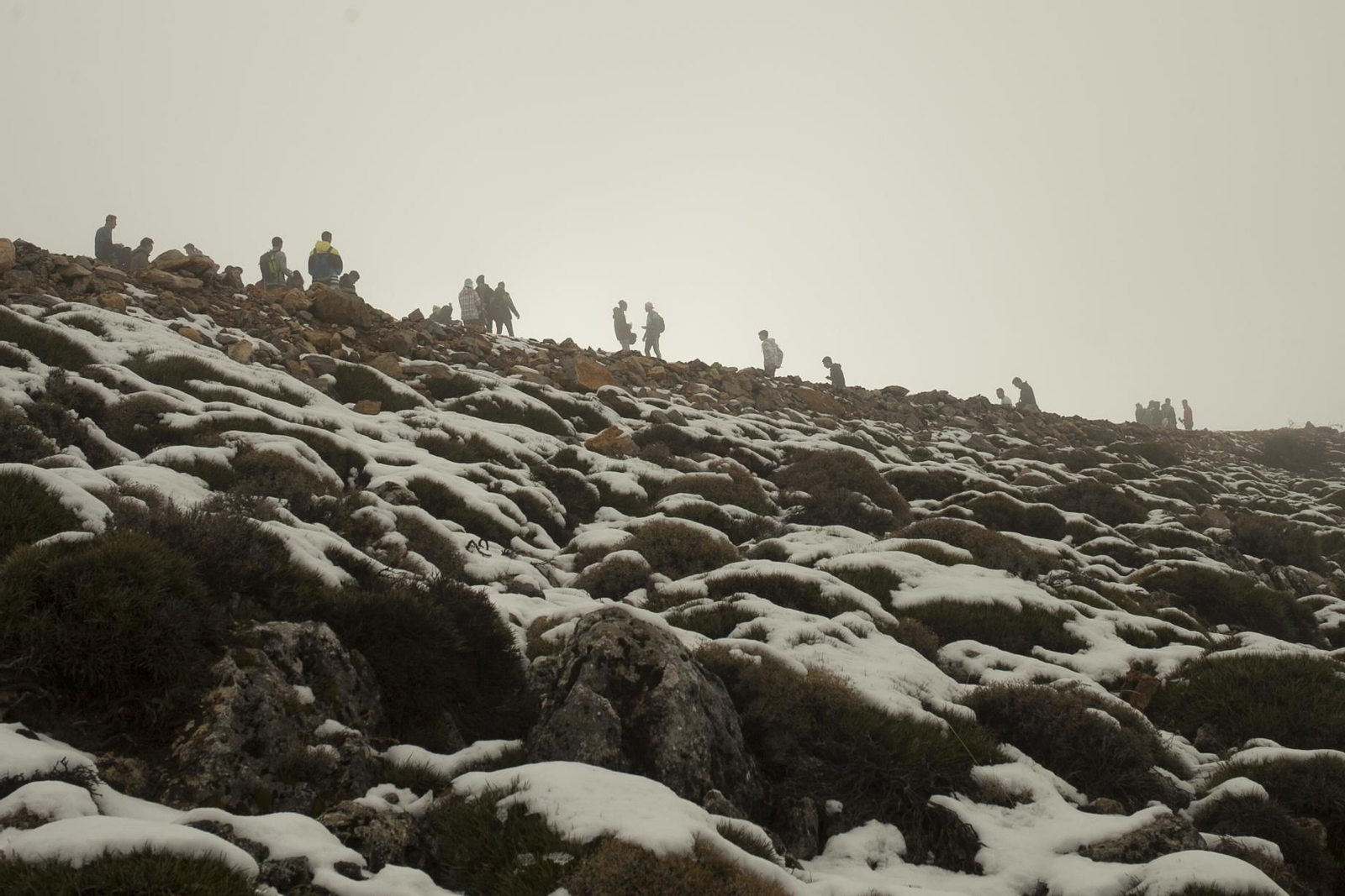 Primeras estampas de invierno en la Sierra de las Nieves