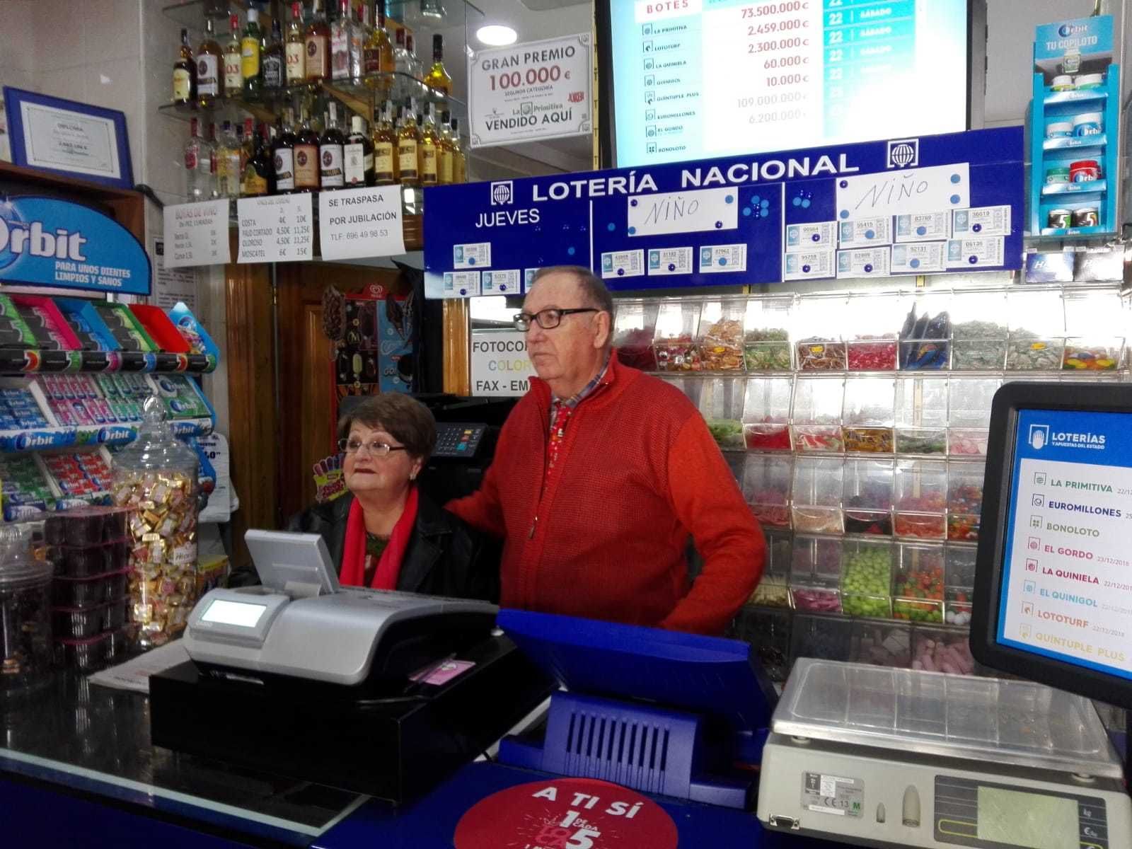 Gordillo da el Gordo en Salobreña