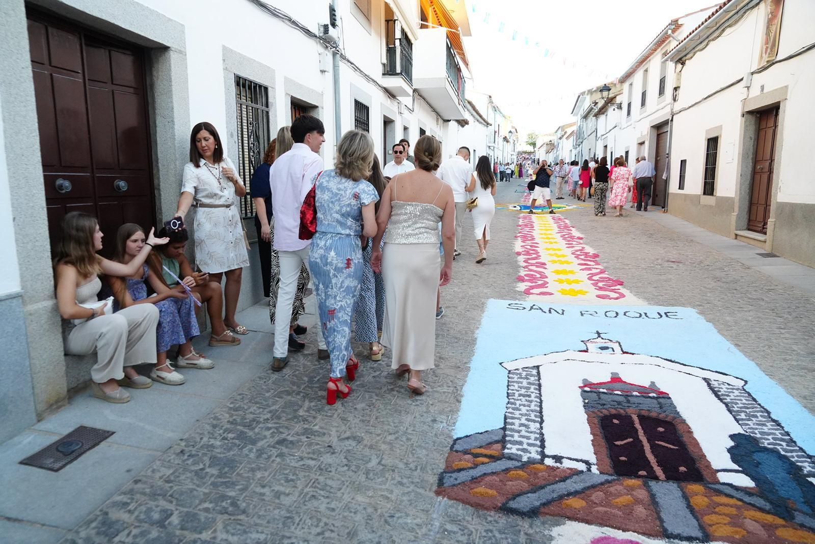 La procesión de San Roque en Dos Torres