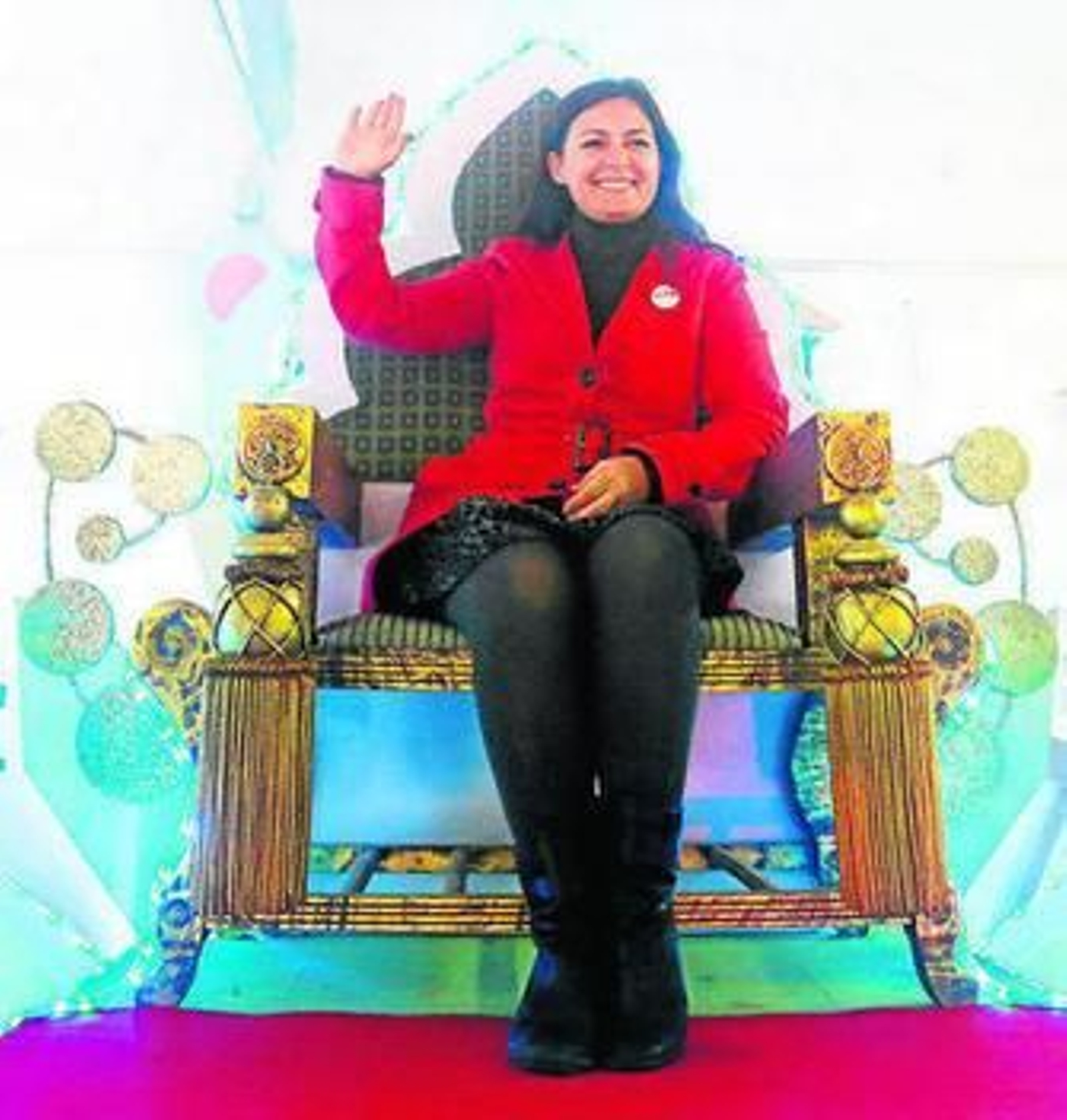 Pepa Parra, la encargada de encarnar este año al Rey Baltasar.