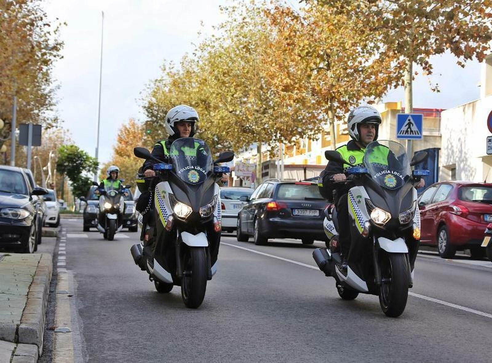 Agentes de la Policía Local de Benalmádena.