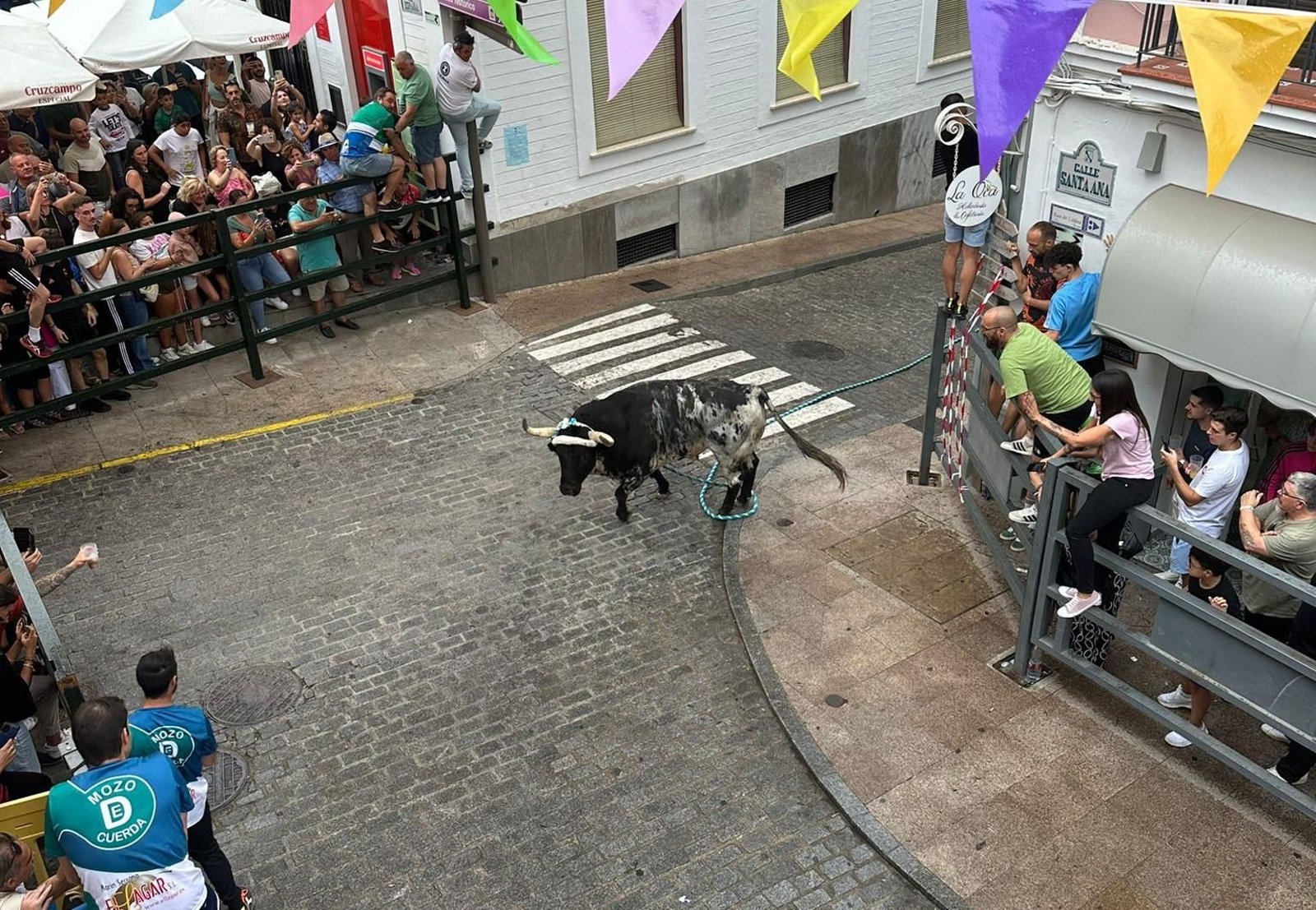 Carcabuey vuelve a disfrutar con su toro de cuerda, en imágenes