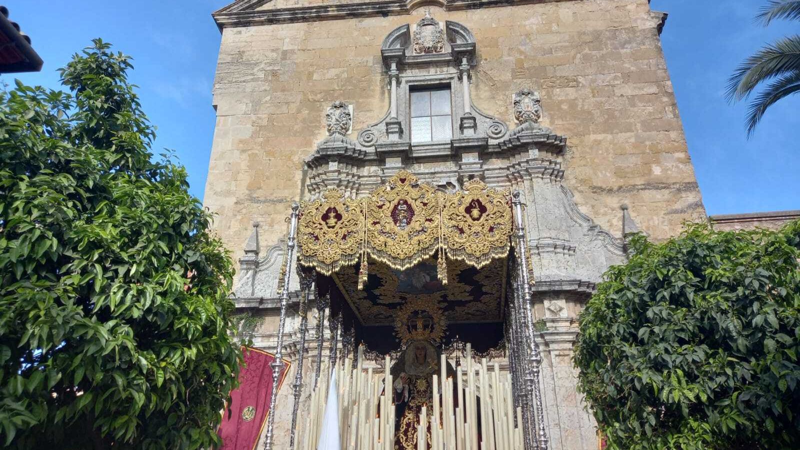 La Virgen de la Candelaria, en el Compás de San Francisco.
