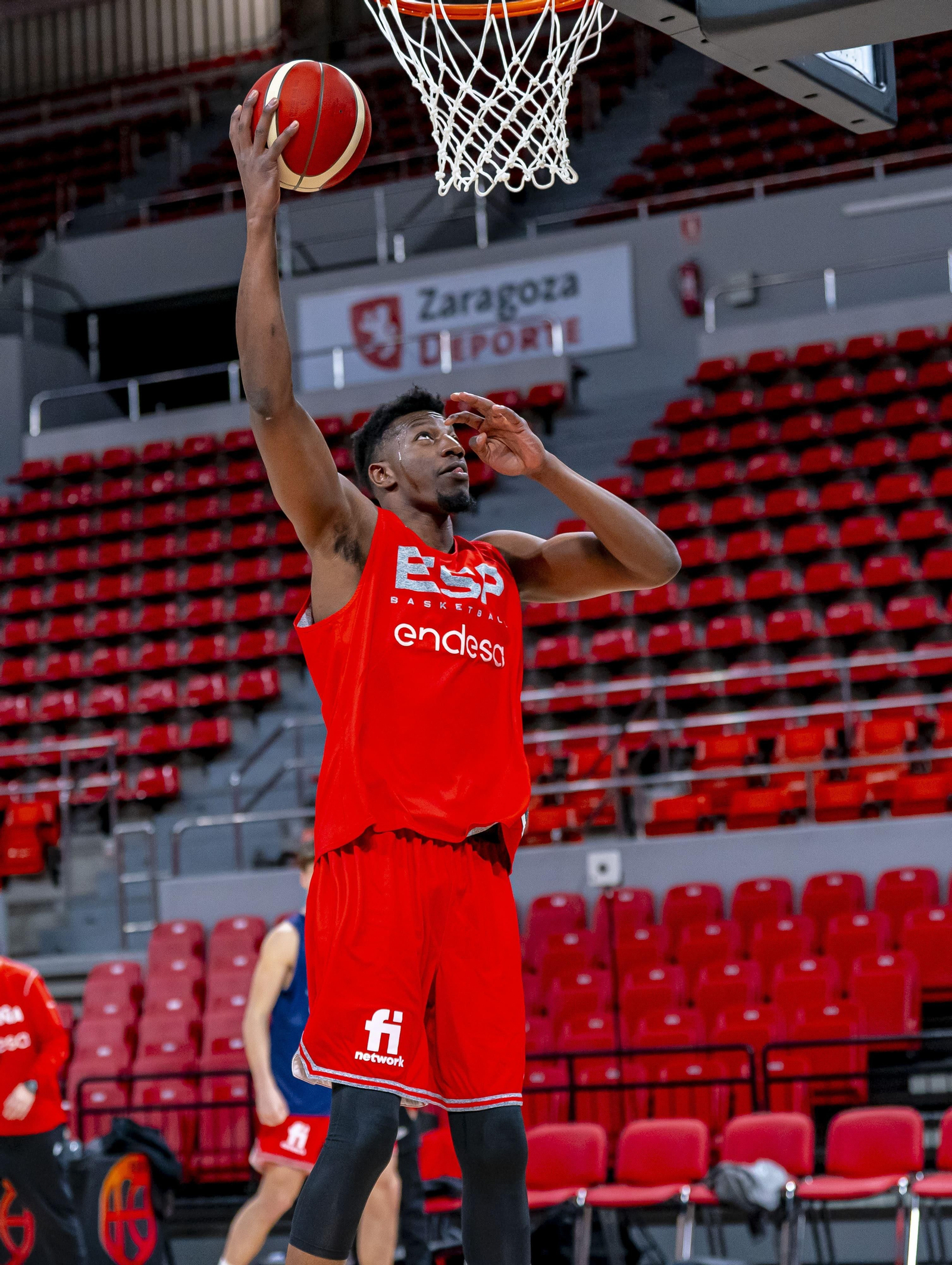 Alberto Díaz, Mario Saint-Supéry y Yankuba Sima, con Ricky Rubio a las órdenes de Scariolo