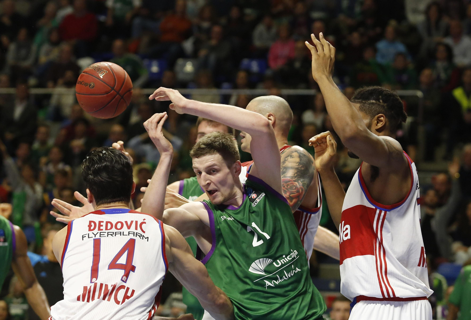 Los cinco años de Adam Waczynski en el Unicaja, en fotos