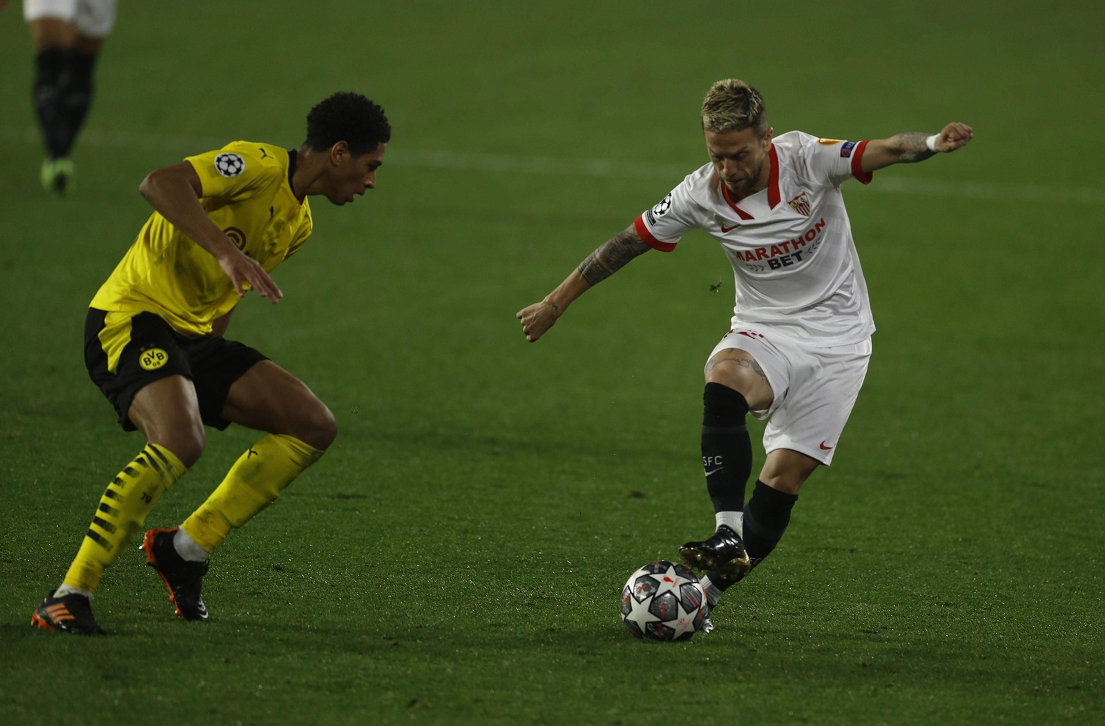 Las imágenes del Sevilla-Borussia Dortmund de Champions