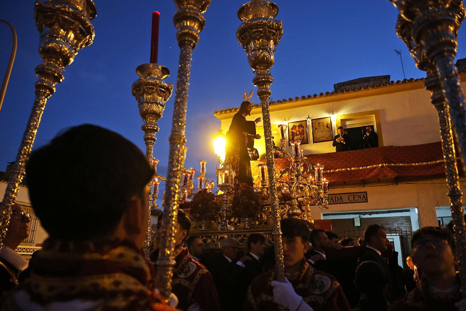 Imágenes del Vía Crucis del Consejo de Cofradías y Hermandades de Huelva