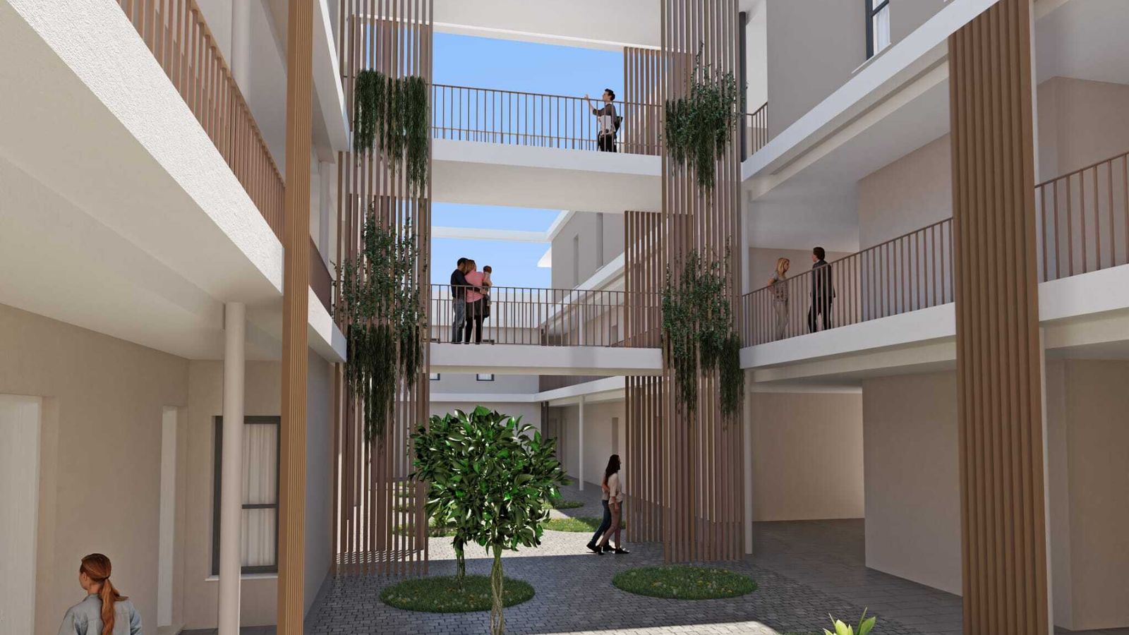 Una imagen del interior del nuevo edificio.